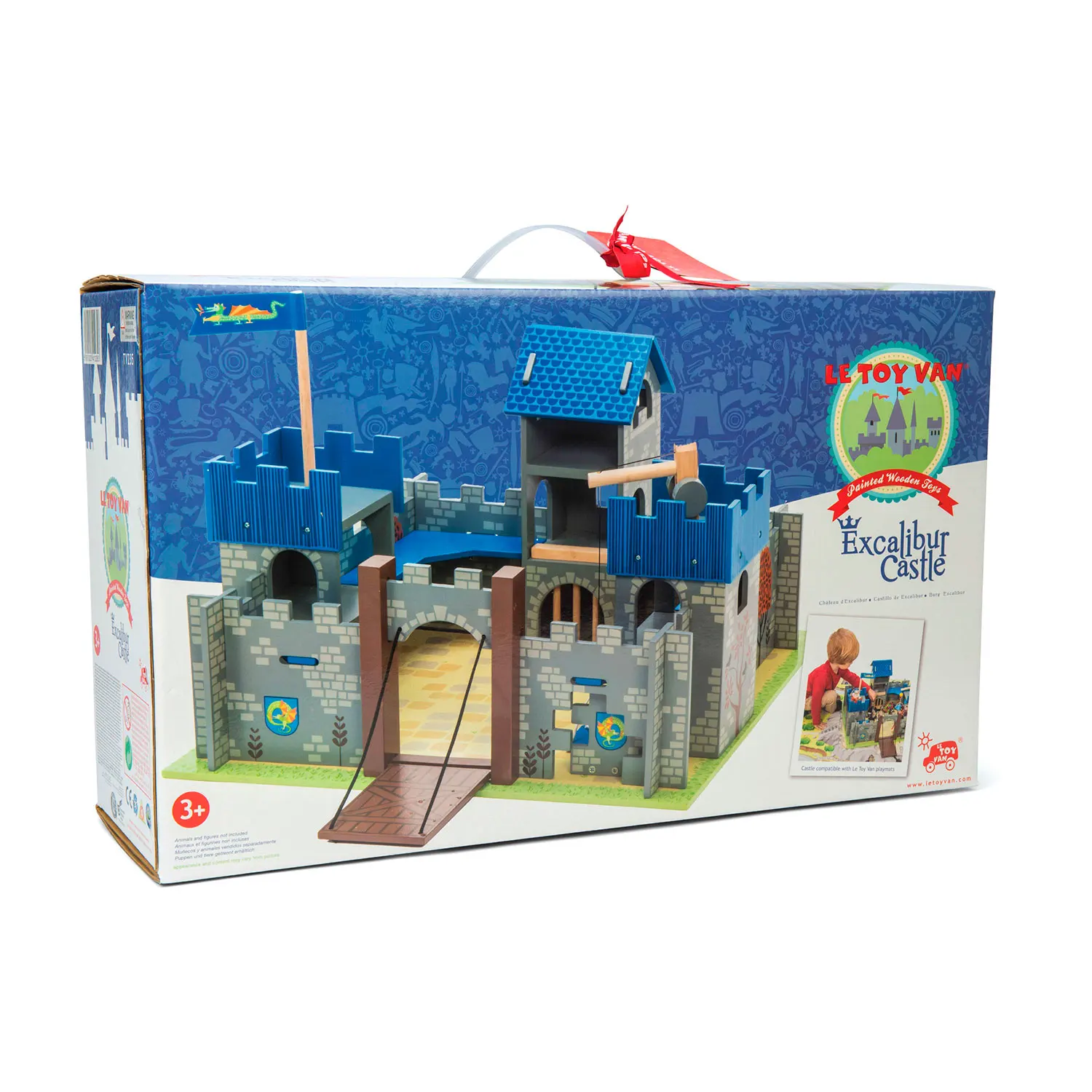 Excalibur Burg / Wooden Castle with Drawbridge-Le Toy Van (LTV)