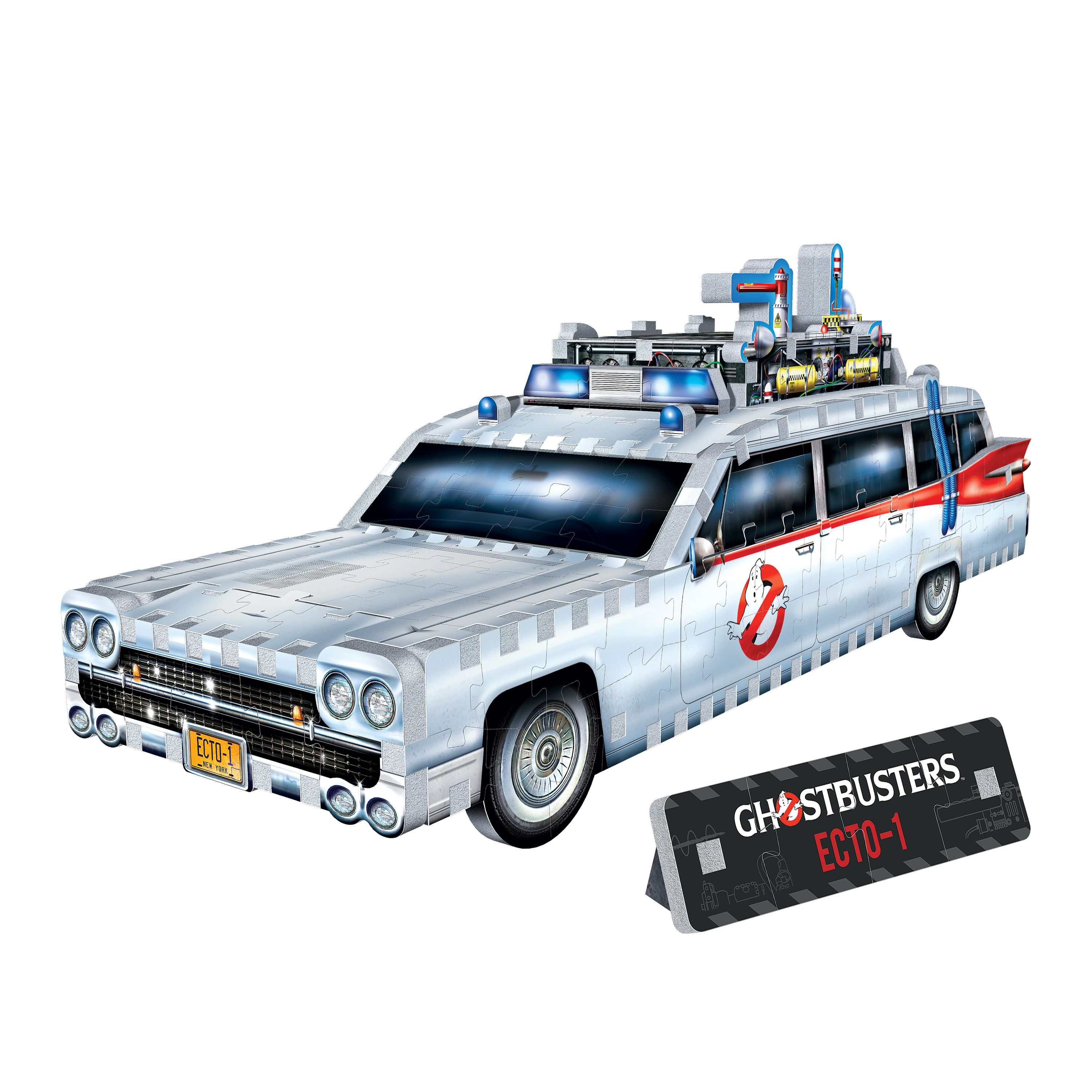 ECTO-1 - Ghostbusters (280Teile) - 3D-Puzzle-Wrebbit-3D Puzzles