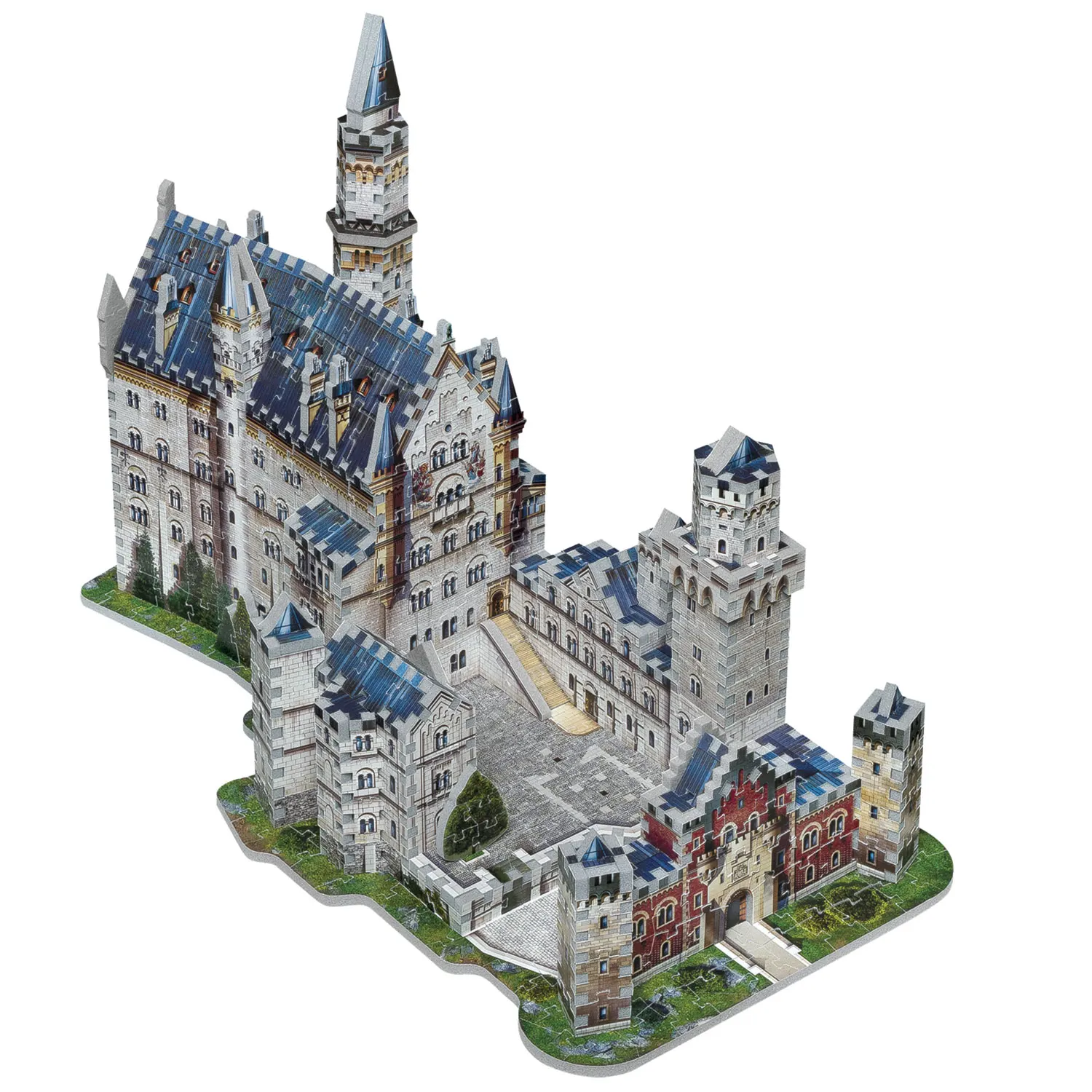 Schloss Neuschwanstein - Neuschwanstein Castle / 3D-Puzzle Schloss Neuschwanstein - Neuschwanstein Castle / 3D-Puzzle-Wrebbit-3D Puzzles
