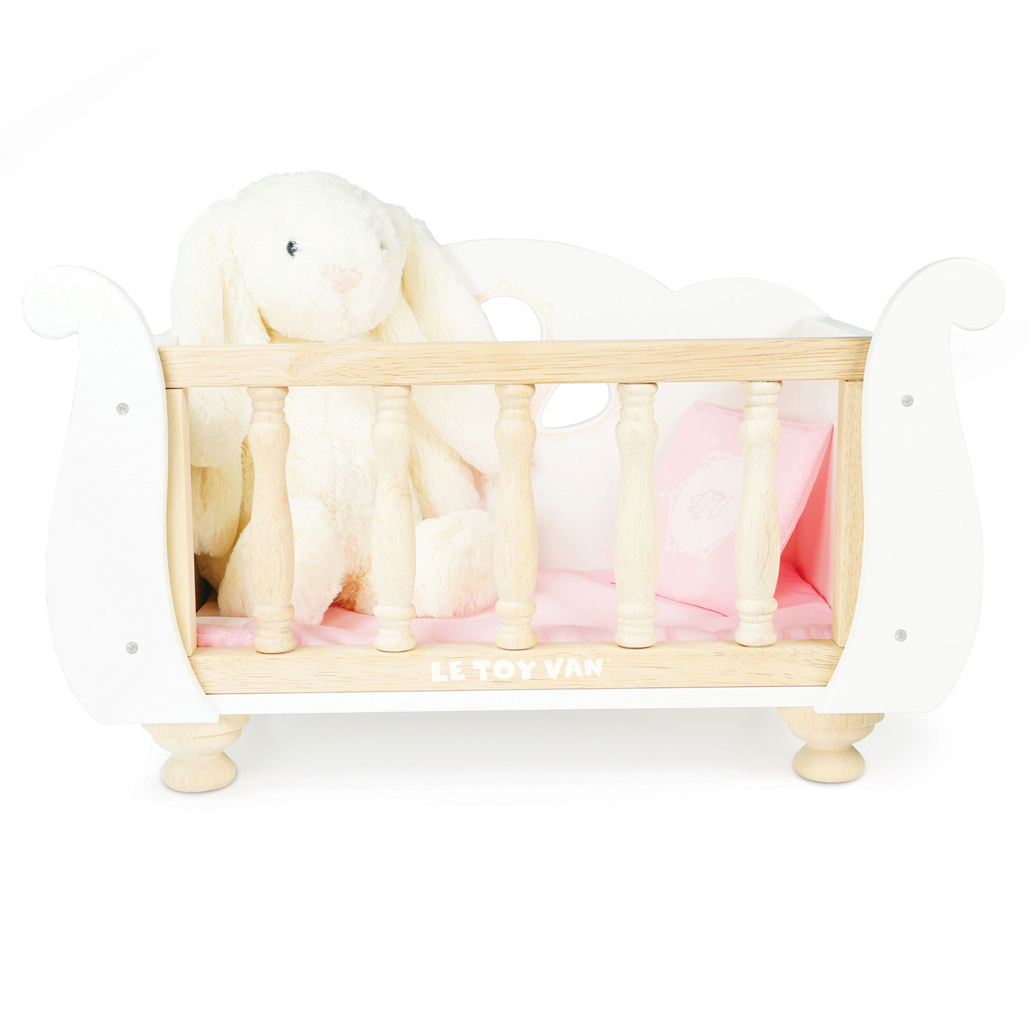 Puppenbett mit Gitterstäben / Dolls Wooden Cot-Le Toy Van (LTV)