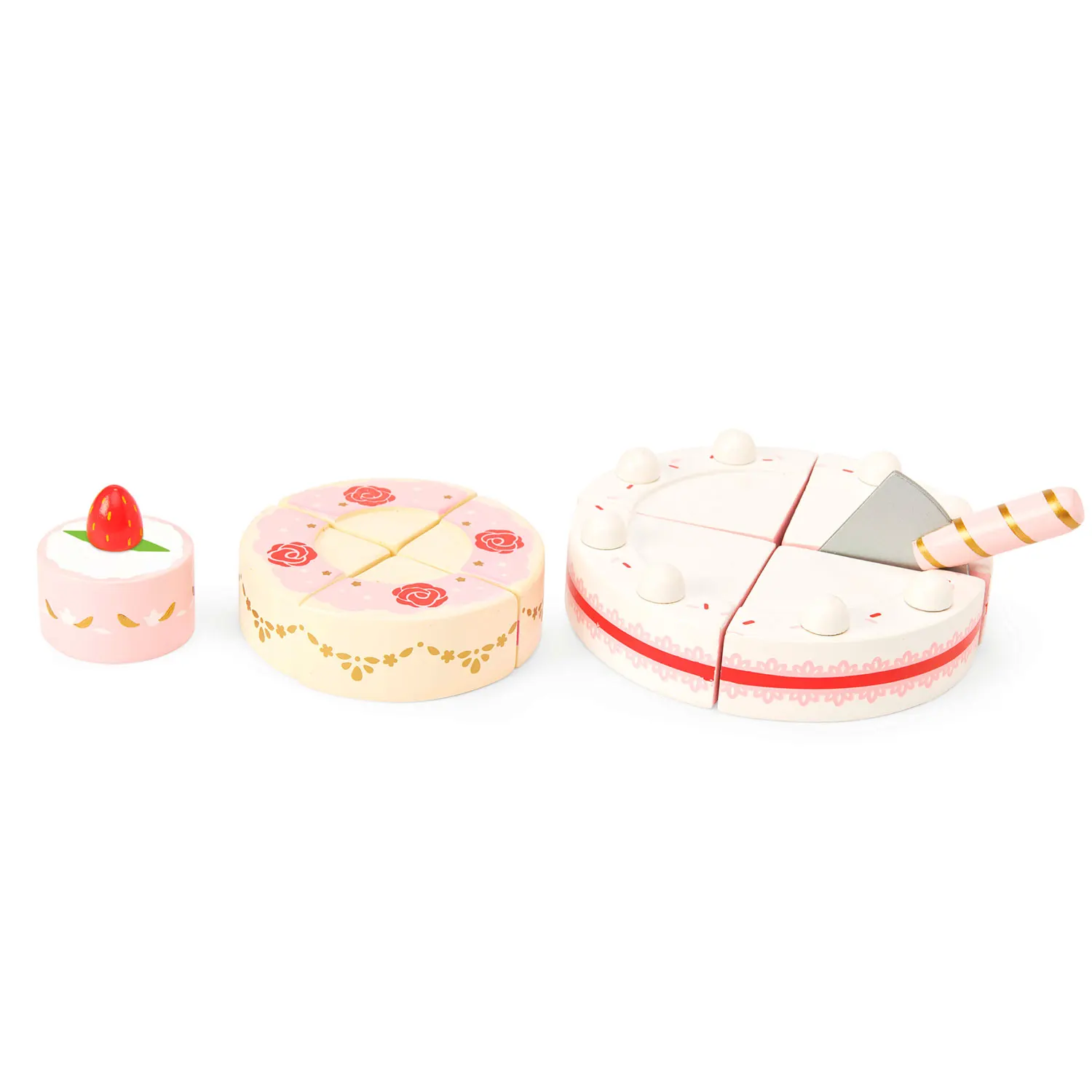 Hochzeitstorte mit Erdbeeren / Sliceable Wedding Cake Hochzeitstorte mit Erdbeeren / Sliceable Wedding Cake-Le Toy Van (LTV)