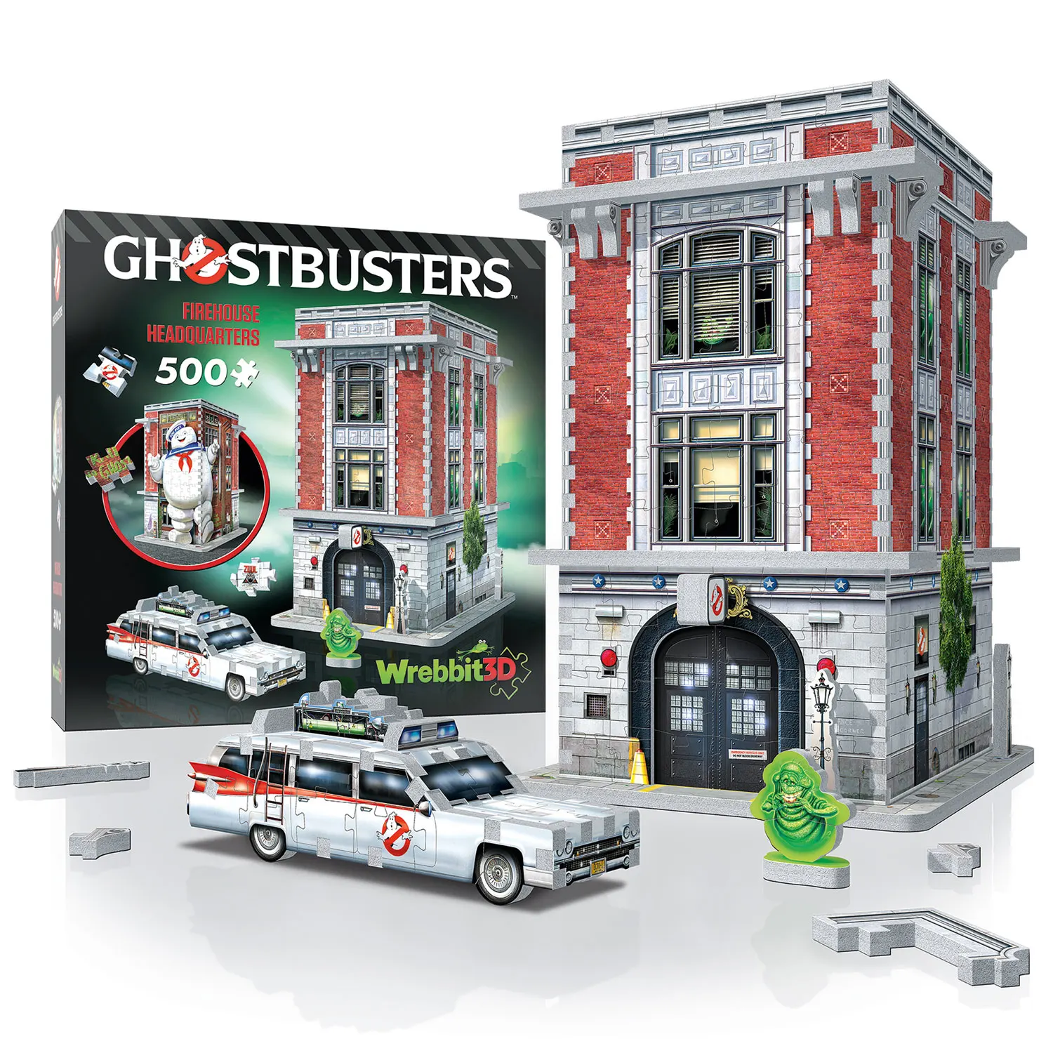 GHOSTBUSTERS FireHouse HQ (500Teile) - 3D-Puzzle