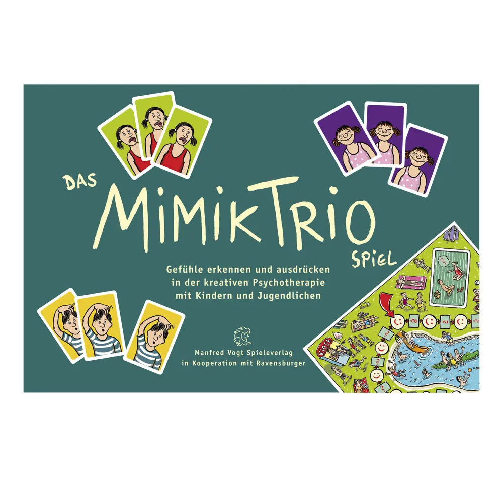 Mimiktrio-Gefühle erkennen und ausdrücken Mimiktrio-Gefühle erkennen und ausdrücken-Manfred Vogt Spieleverlag