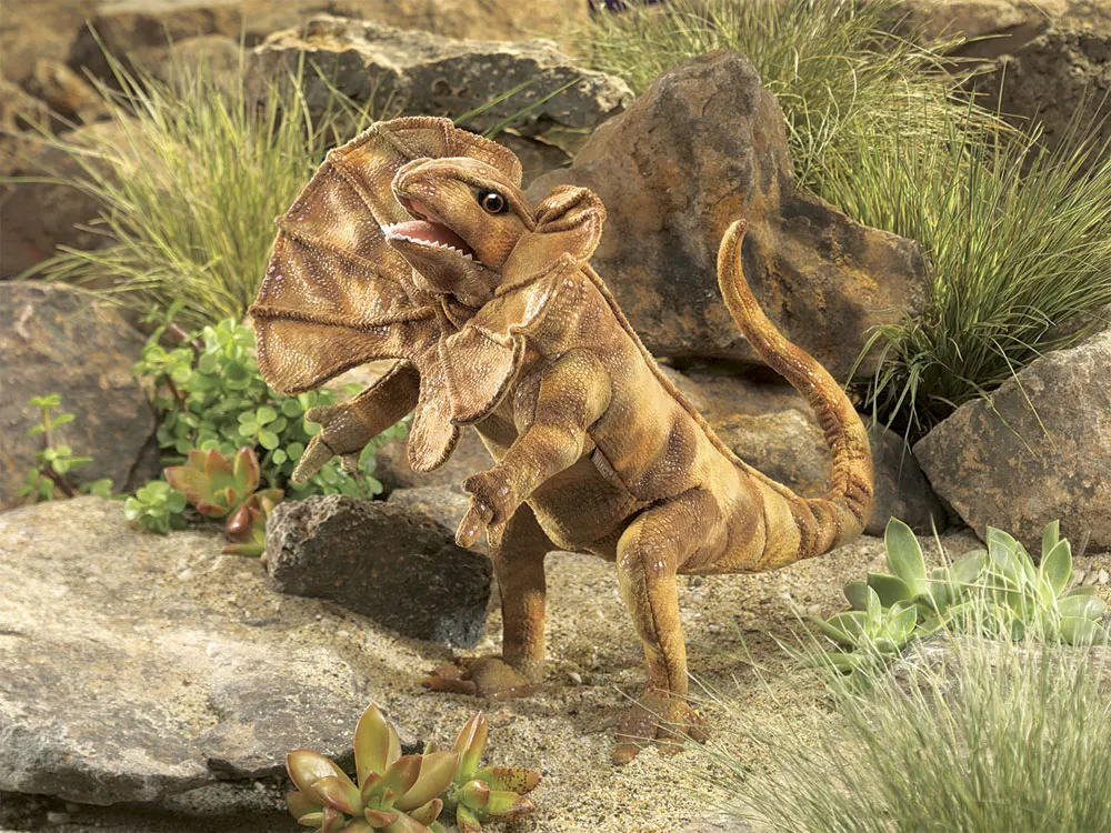 Kragenechse / Frilled Lizard-Folkmanis® Puppets