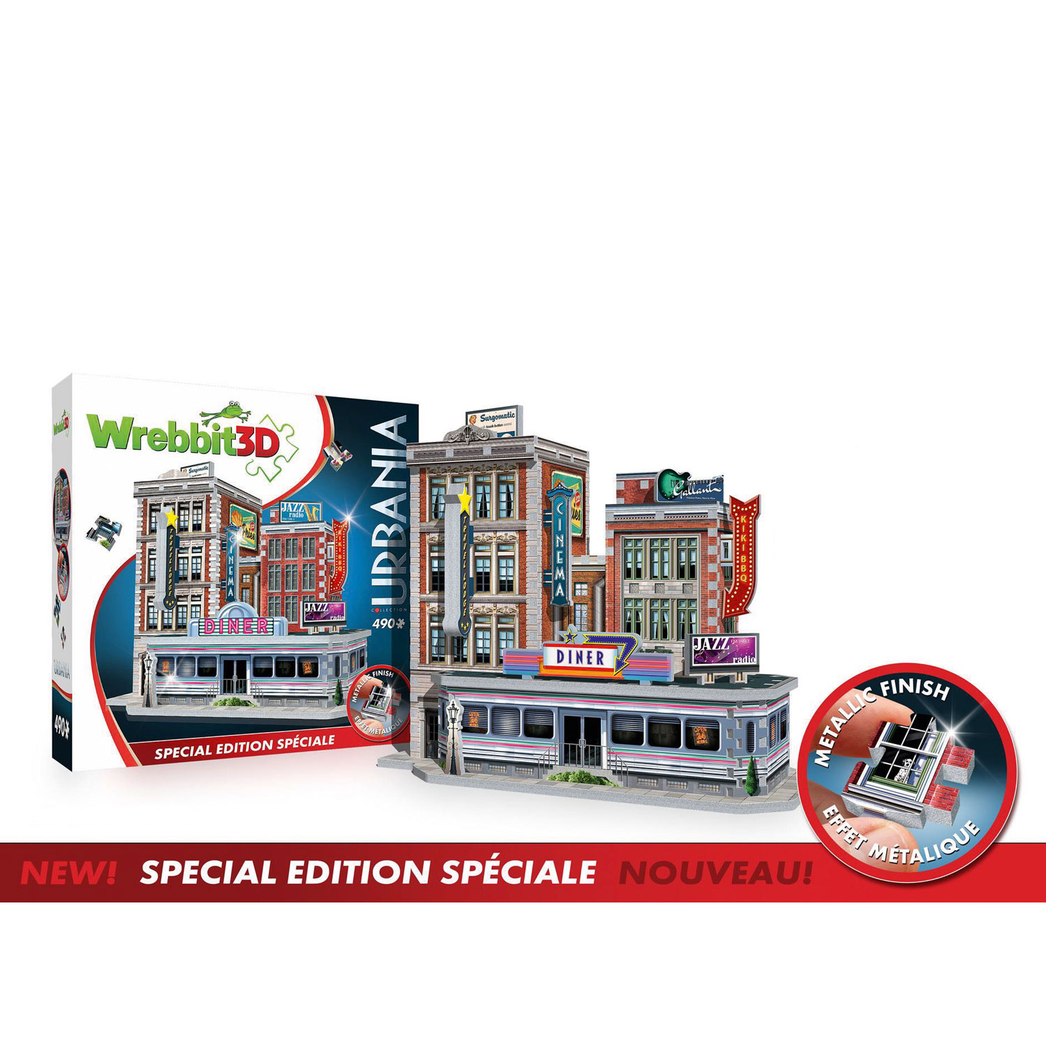 Urbania Retropolis - Diner– Special Edition-Wrebbit-3D Puzzles