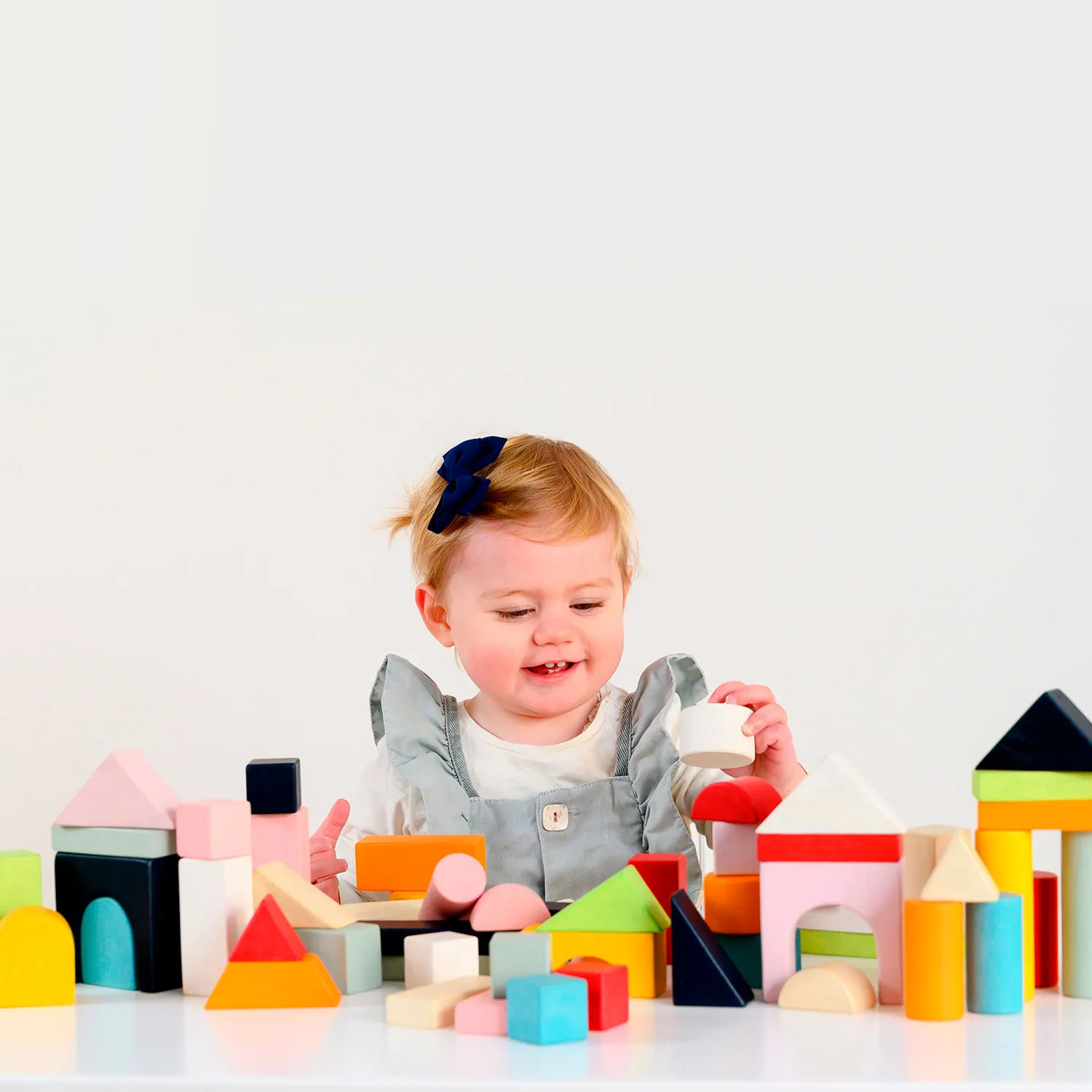 Bausteine & Tasche / Colourful Building Blocks & Bag - 60 piece Bausteine & Tasche / Colourful Building Blocks & Bag - 60 piece-Le Toy Van (LTV)