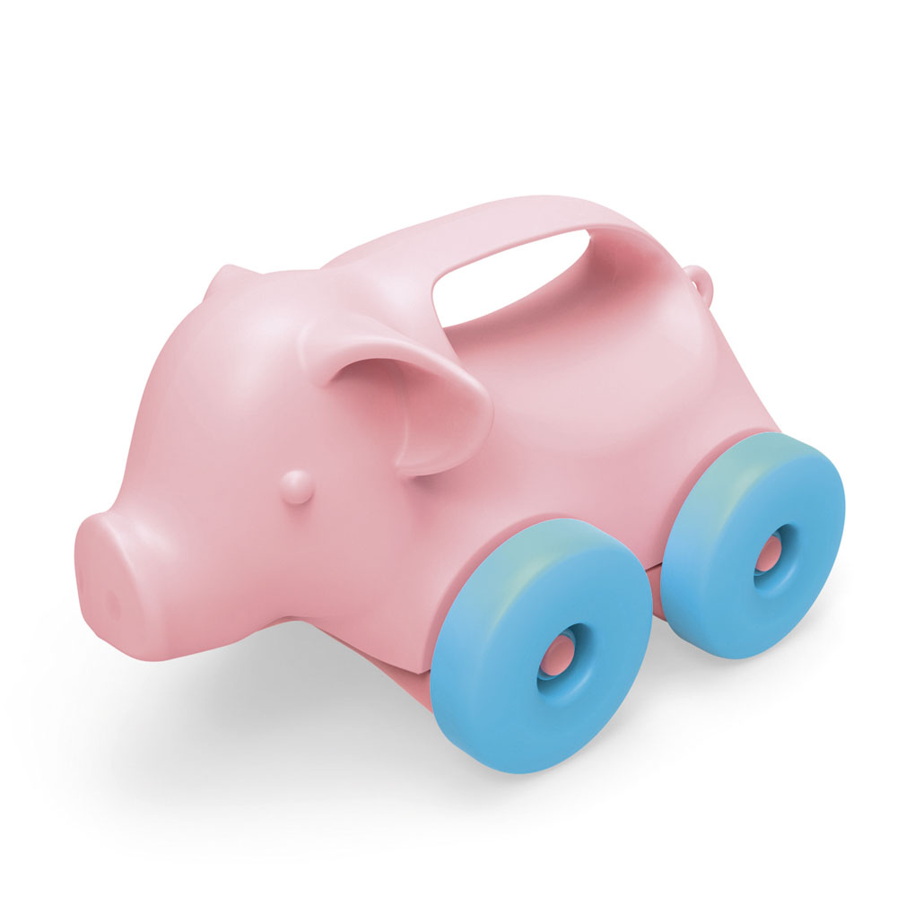 Schiebetier Schwein / Push toy pig