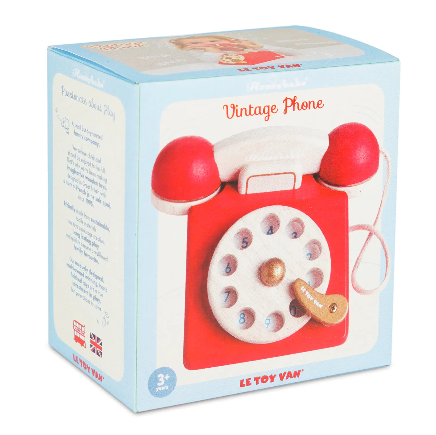 Vintage Telefon / Vintage Wooden Phone-Le Toy Van (LTV)