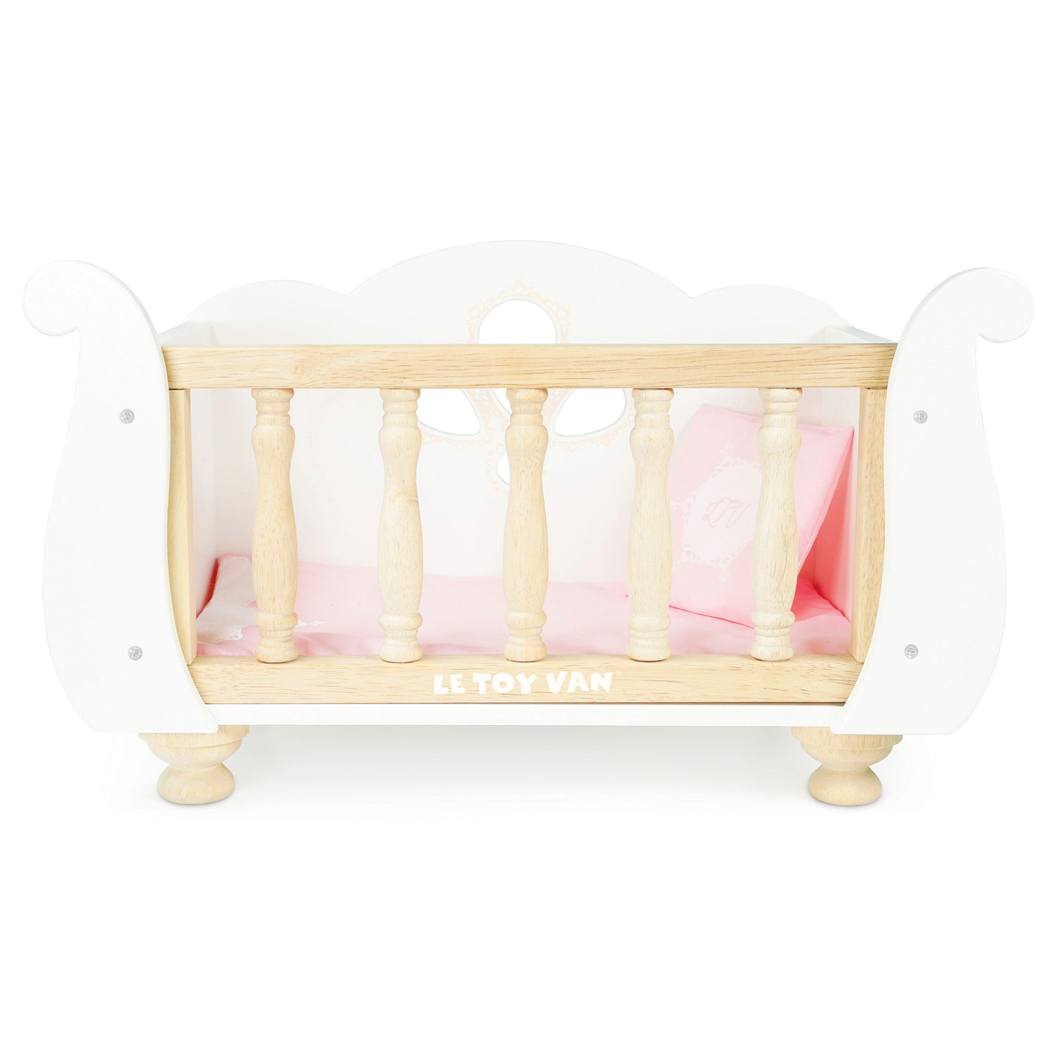 Puppenbett mit Gitterstäben / Dolls Wooden Cot-Le Toy Van (LTV)