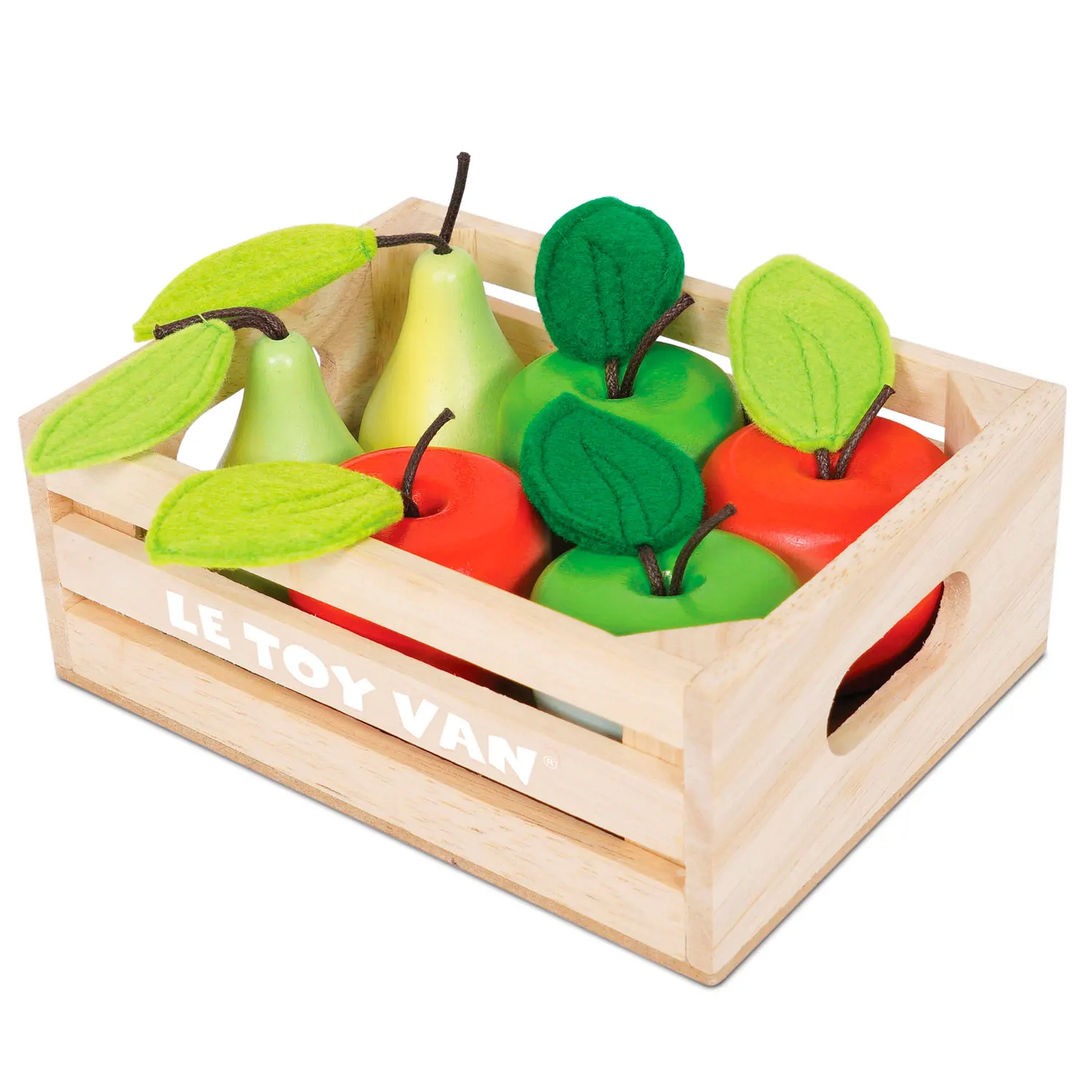Äpfel & Birnen Marktkiste / Orchard Fruits Wooden Market Crate - 2022-Le Toy Van (LTV)