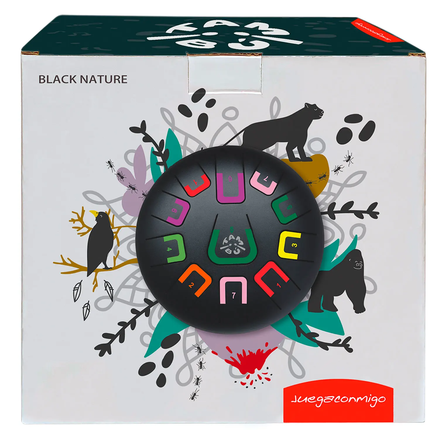 Tambu Steel Drum - Black Nature (Matt Black) Tambu Steel Drum - Black Nature (Matt Black)-JuegaConmigo