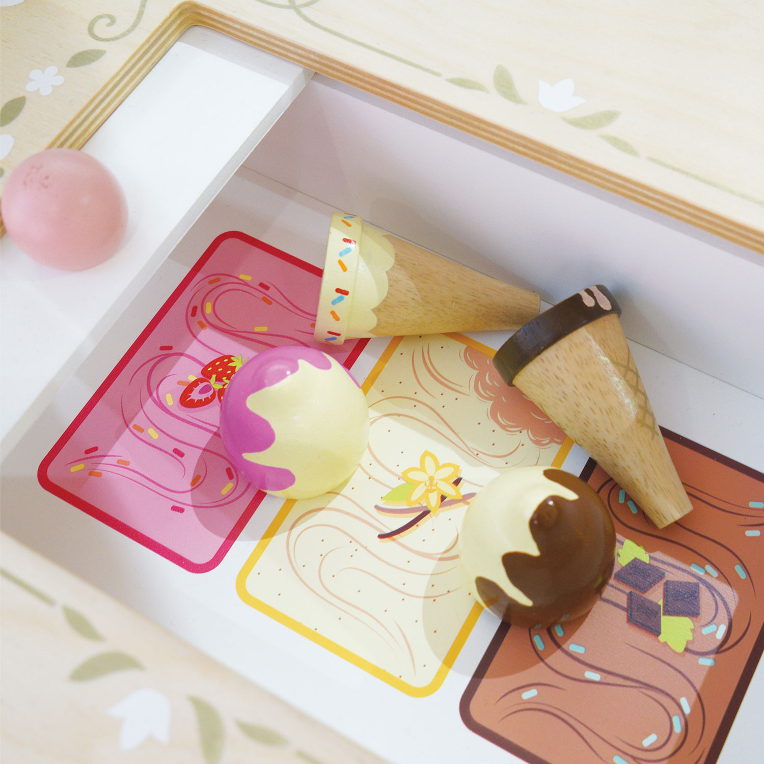 Eiscremewagen / Ice Cream Trolley Market Stall-Le Toy Van (LTV)