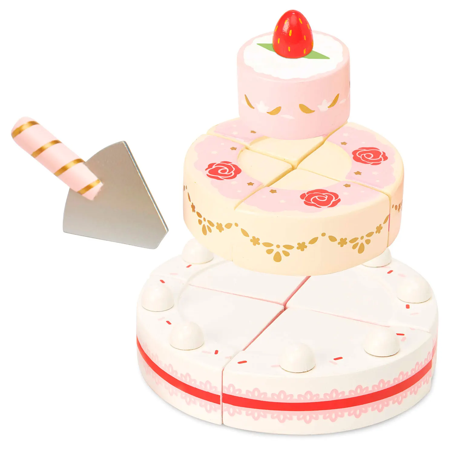 Hochzeitstorte mit Erdbeeren / Sliceable Wedding Cake Hochzeitstorte mit Erdbeeren / Sliceable Wedding Cake-Le Toy Van (LTV)