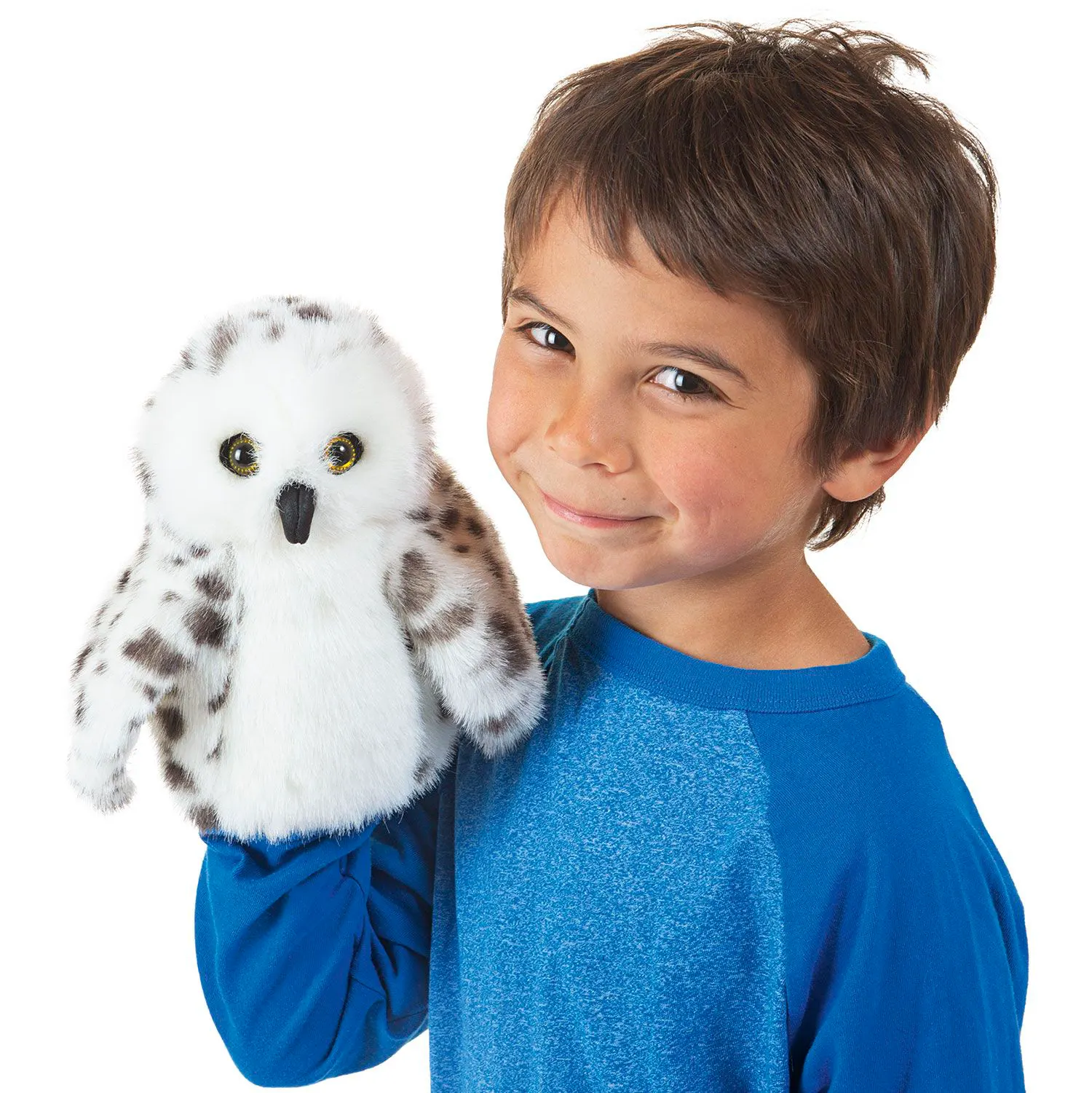 Kleine Schneeeule / Little Snowy Owl Kleine Schneeeule / Little Snowy Owl-Folkmanis® Handpuppen