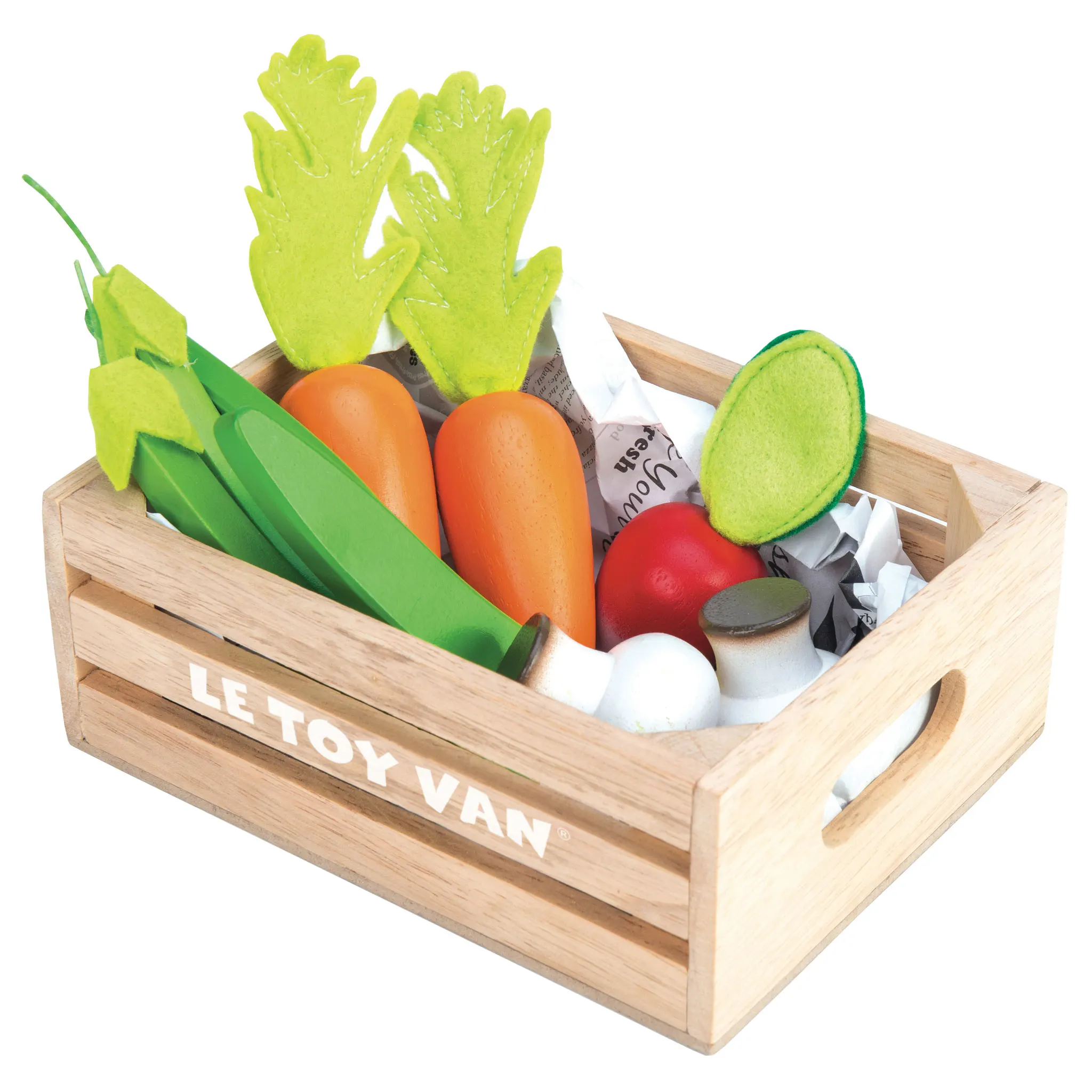 Gemüse Marktkiste / Harvest Vegetables Wooden Food Crate - 2022-Le Toy Van (LTV)