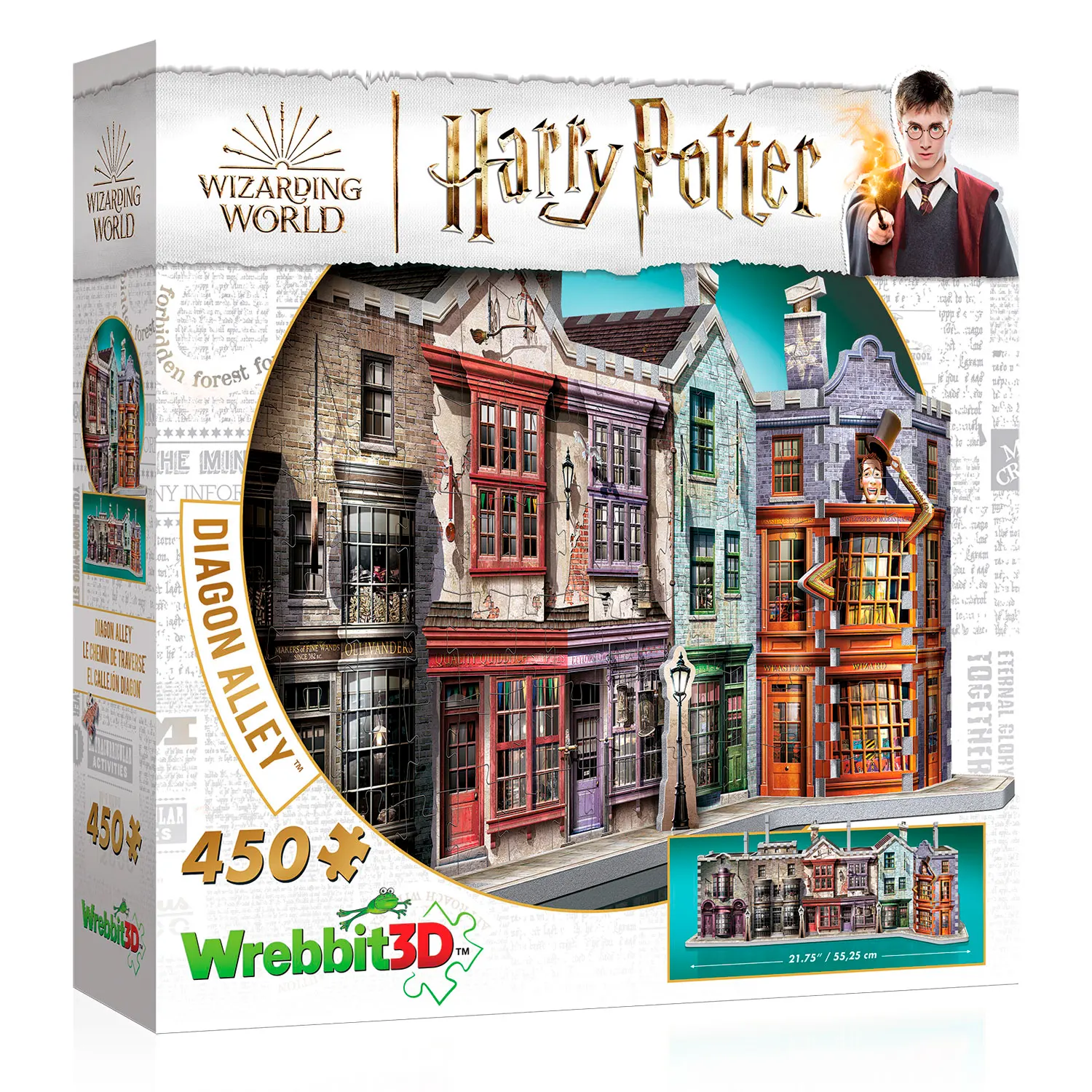 Winkelgasse / Diagon Alley - Harry Potter 450 pcs. 3D-Puzzle-Wrebbit-3D Puzzles