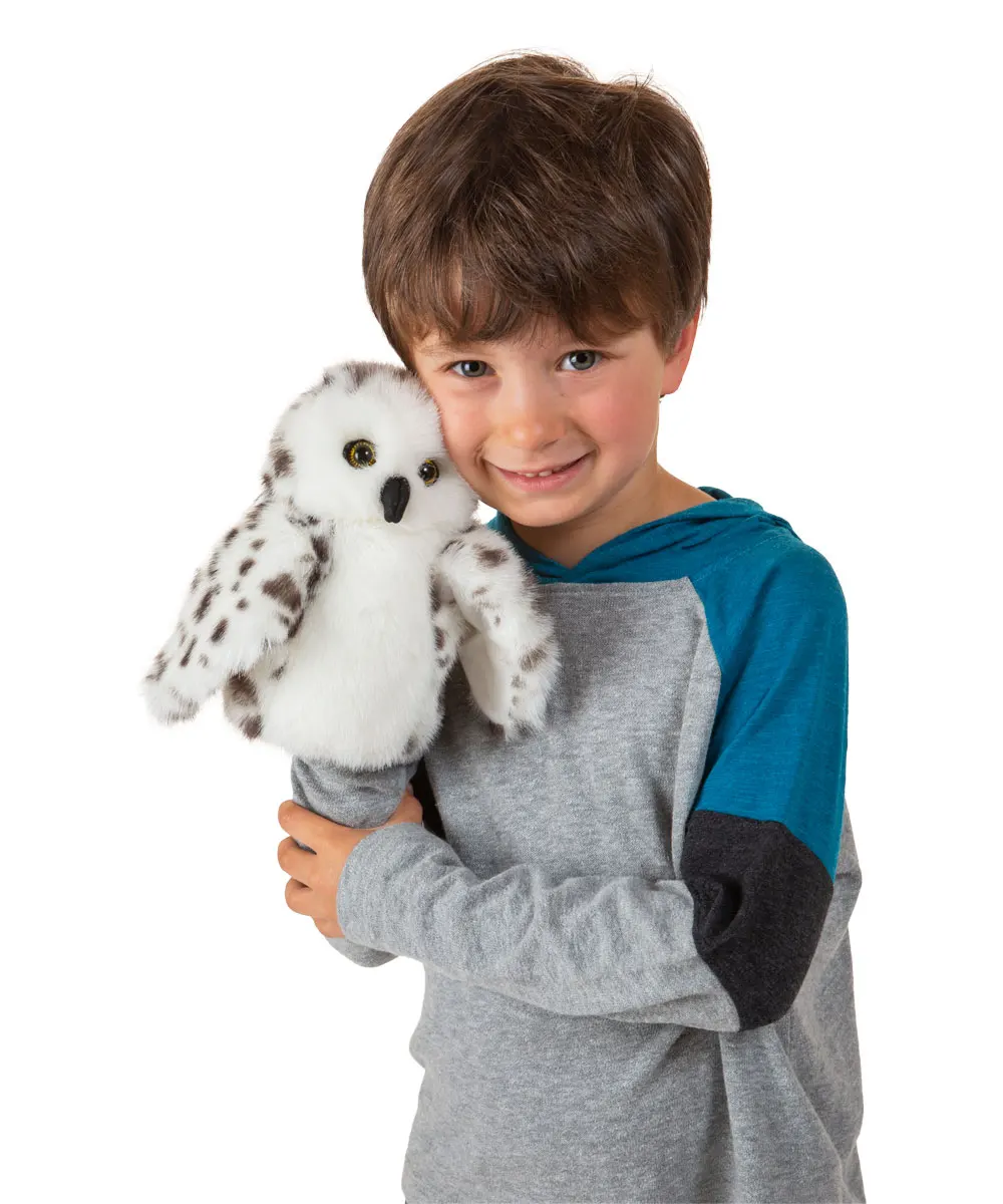 Kleine Schneeeule / Little Snowy Owl Kleine Schneeeule / Little Snowy Owl-Folkmanis® Handpuppen