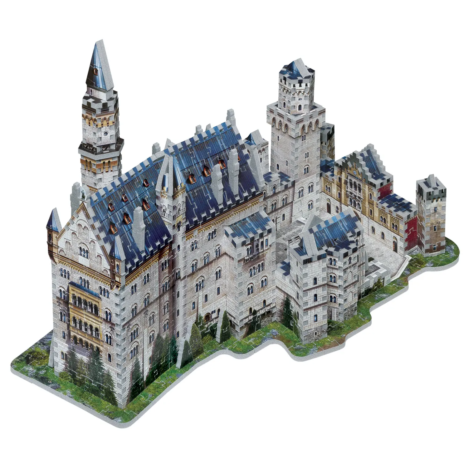 Schloss Neuschwanstein - Neuschwanstein Castle / 3D-Puzzle Schloss Neuschwanstein - Neuschwanstein Castle / 3D-Puzzle-Wrebbit-3D Puzzles