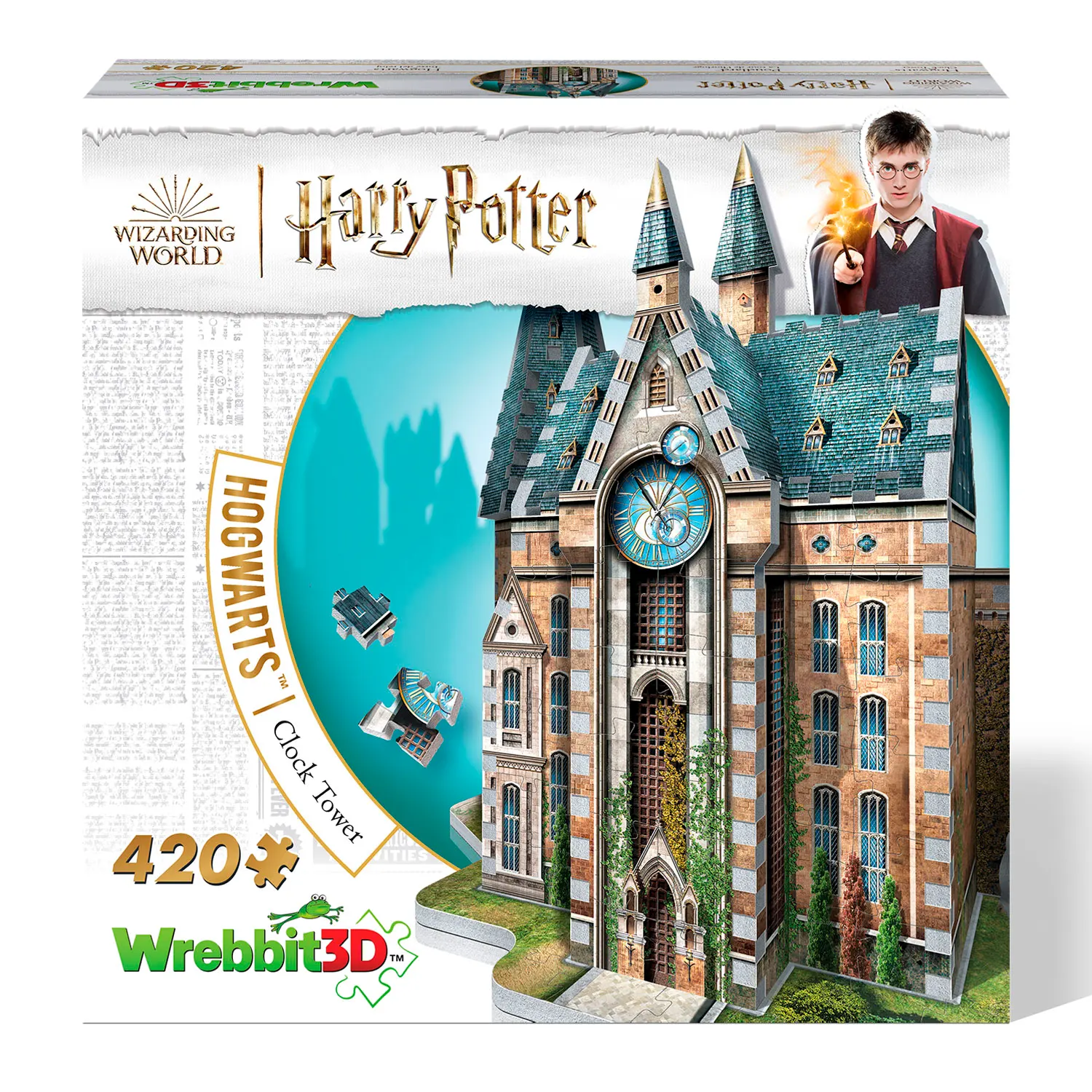Hogwarts Clocktower Harry Potter 420 pcs. - 3D-Puzzle Hogwarts Clocktower Harry Potter 420 pcs. - 3D-Puzzle-Wrebbit-3D Puzzles