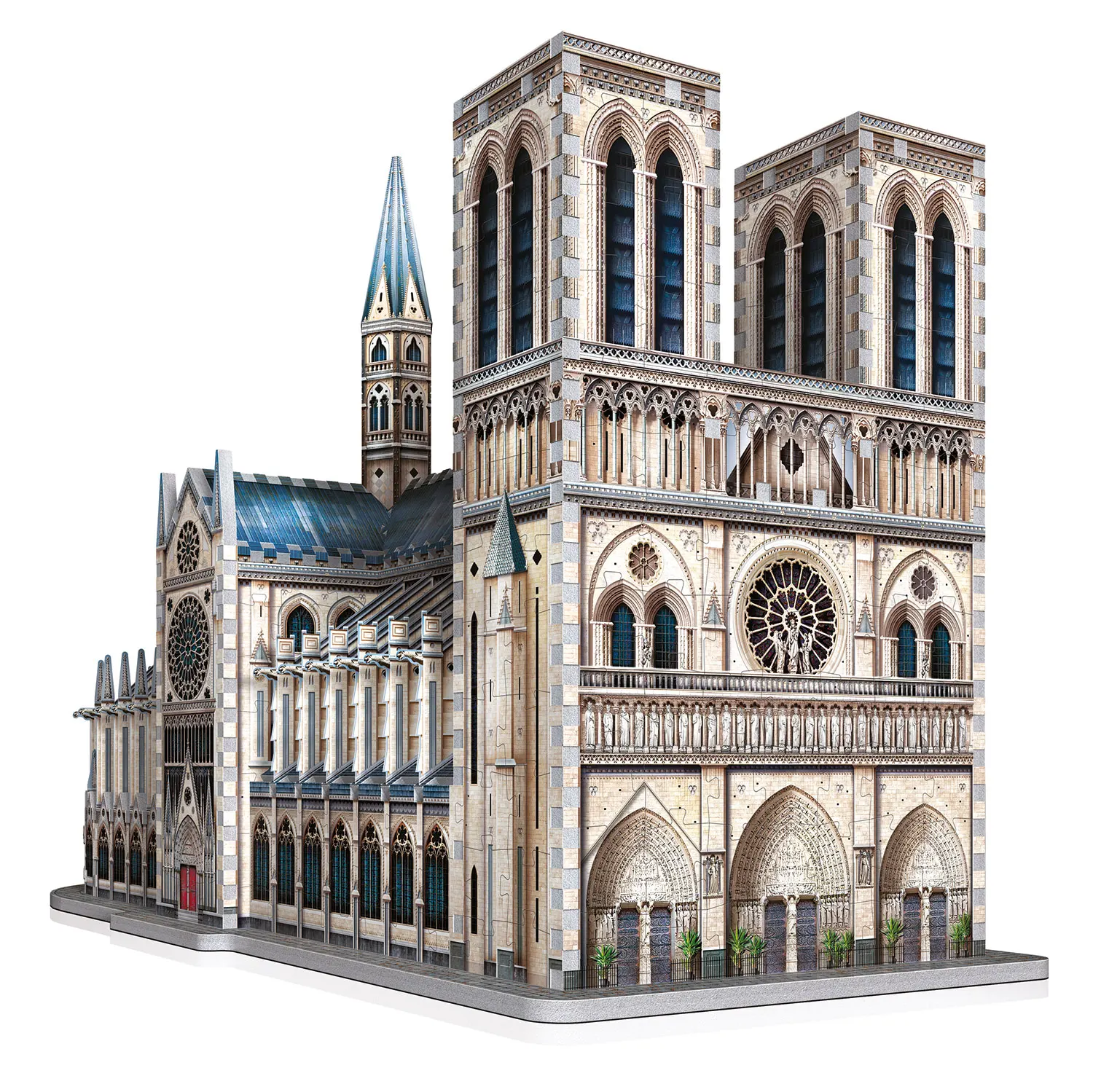 Notre Dame de Paris (830 Teile)-Wrebbit-3D Puzzles