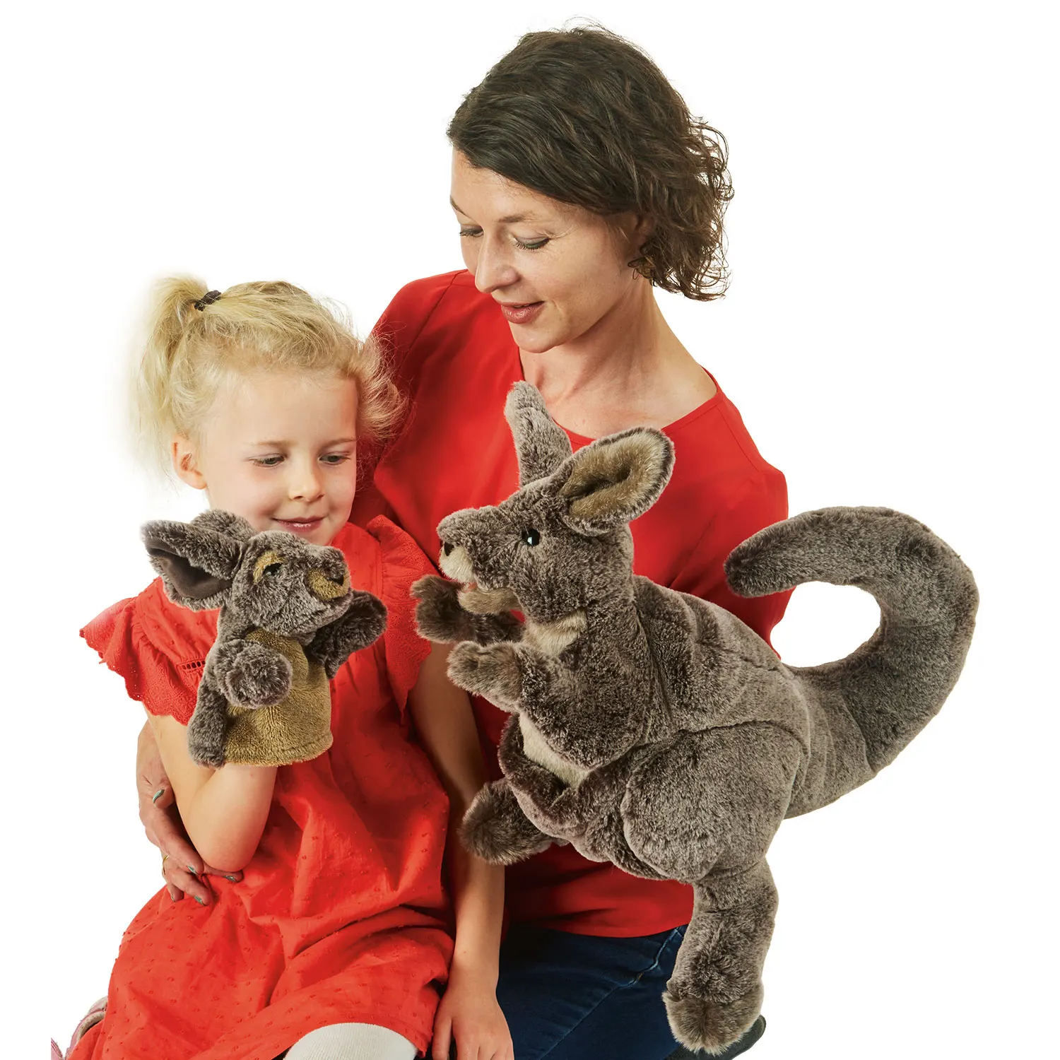 Känguru mit Baby / Kangaroo with Joey Känguru mit Baby / Kangaroo with Joey-Folkmanis® Puppets