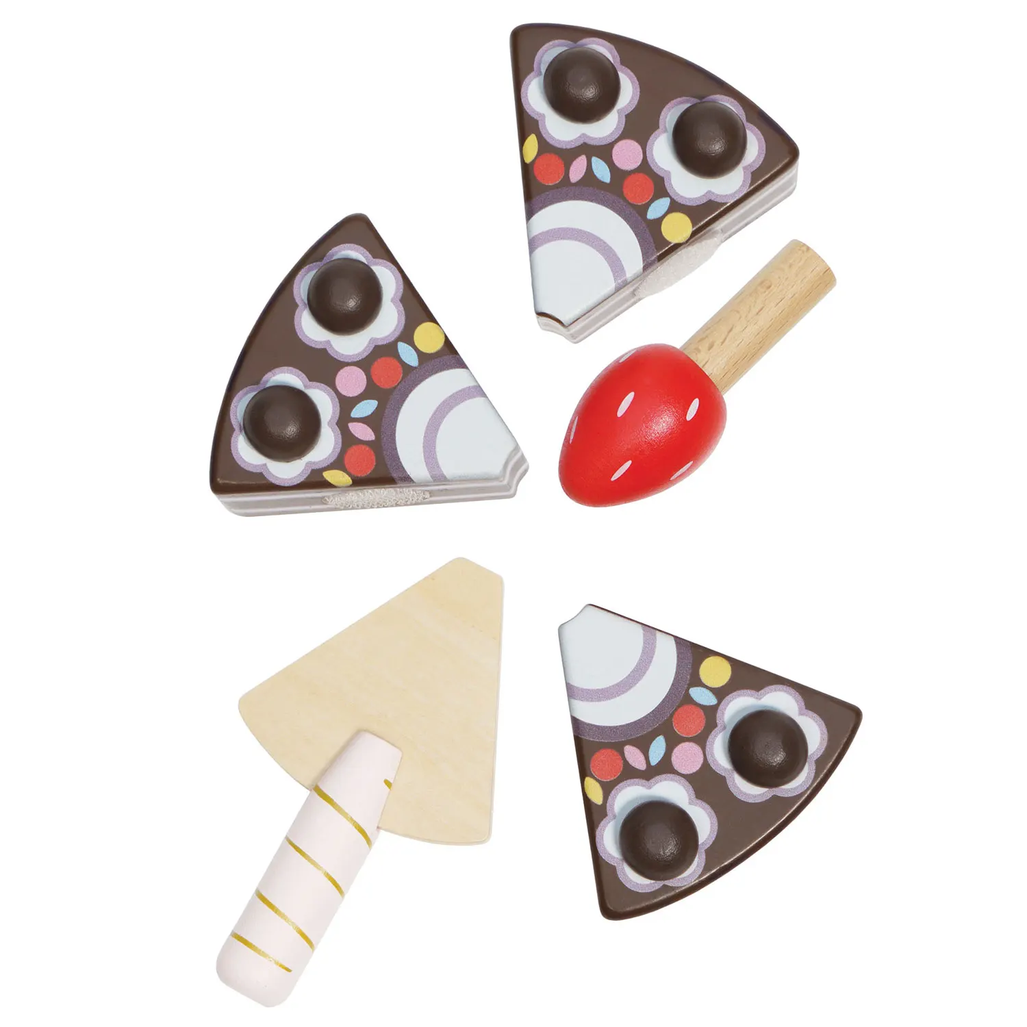 Schokoladentorte / Chocolate Gateau Sliceable Cake (New Look)-Le Toy Van (LTV)