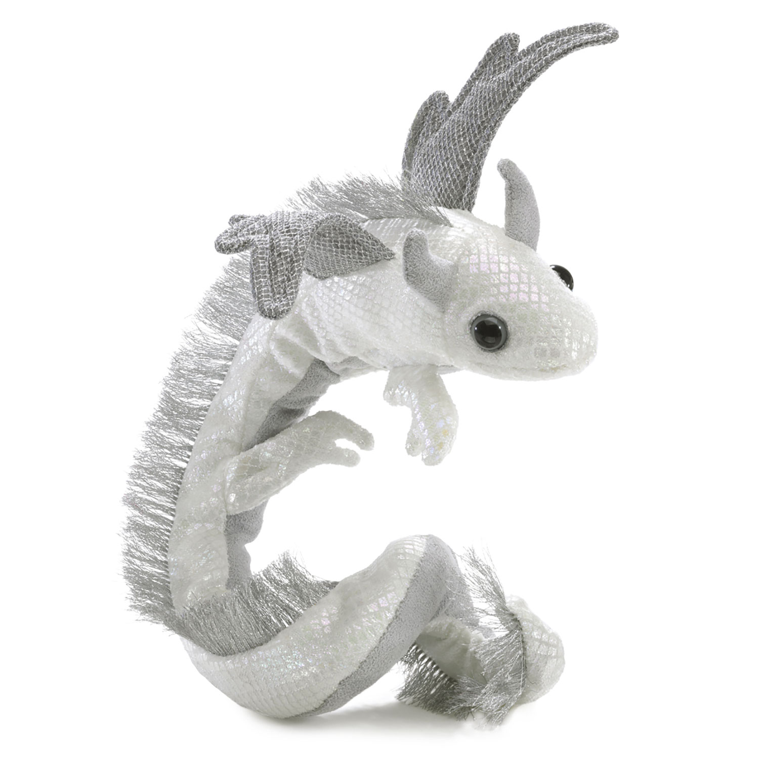 Drachenarmband weiß / Pearl Dragon Wristlet