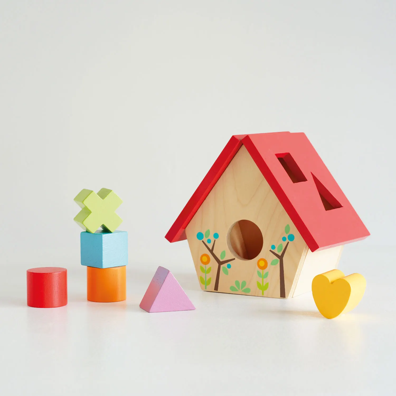 Mein kleines Vogelhaus - Formen Sortierspiel / Woodland Bird House Shape Sorter-Le Toy Van (LTV)