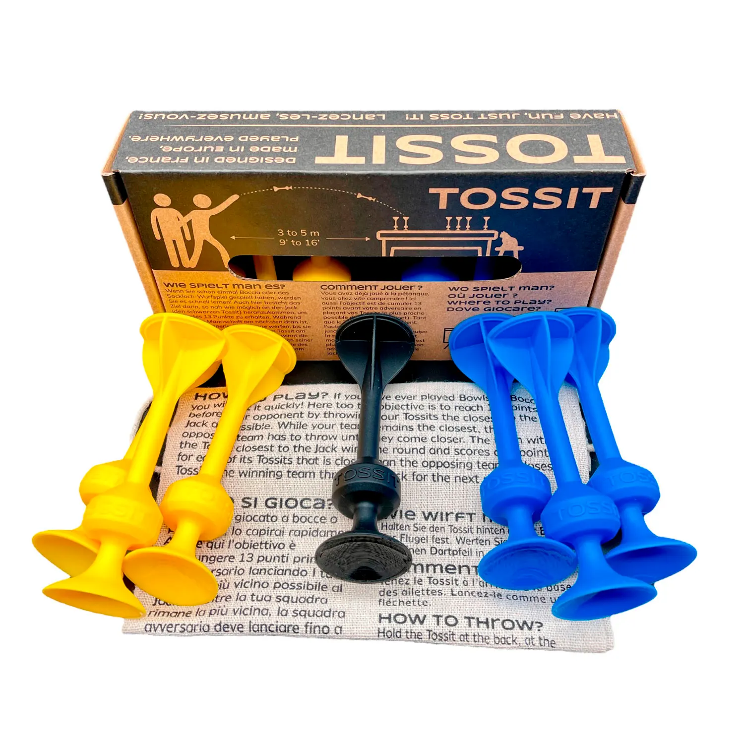 TOSSIT ORIGINAL STARTER PACK gelb / dunkelblau-TOSSIT®