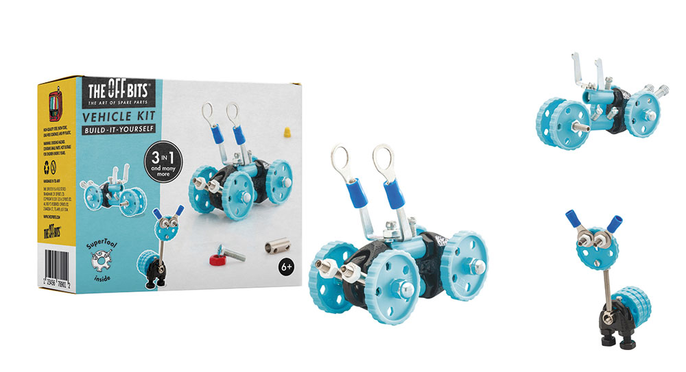 Vehicle Kit - Blue Car - GearBit-TheOffbits