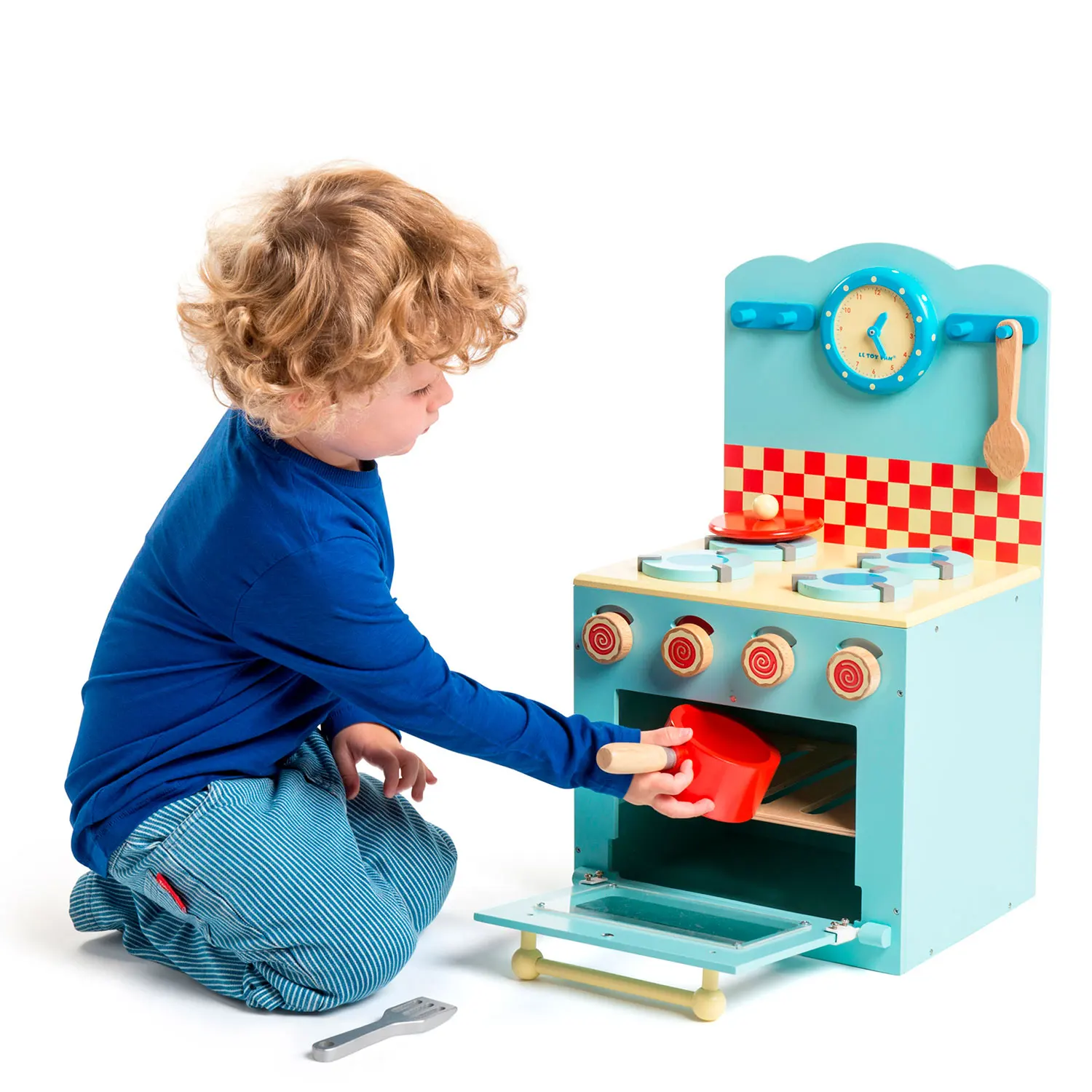 Backofen & Kochfeld Blau / Orginal Kitchen Oven & Cooker Backofen & Kochfeld Blau / Orginal Kitchen Oven & Cooker-Le Toy Van (LTV)