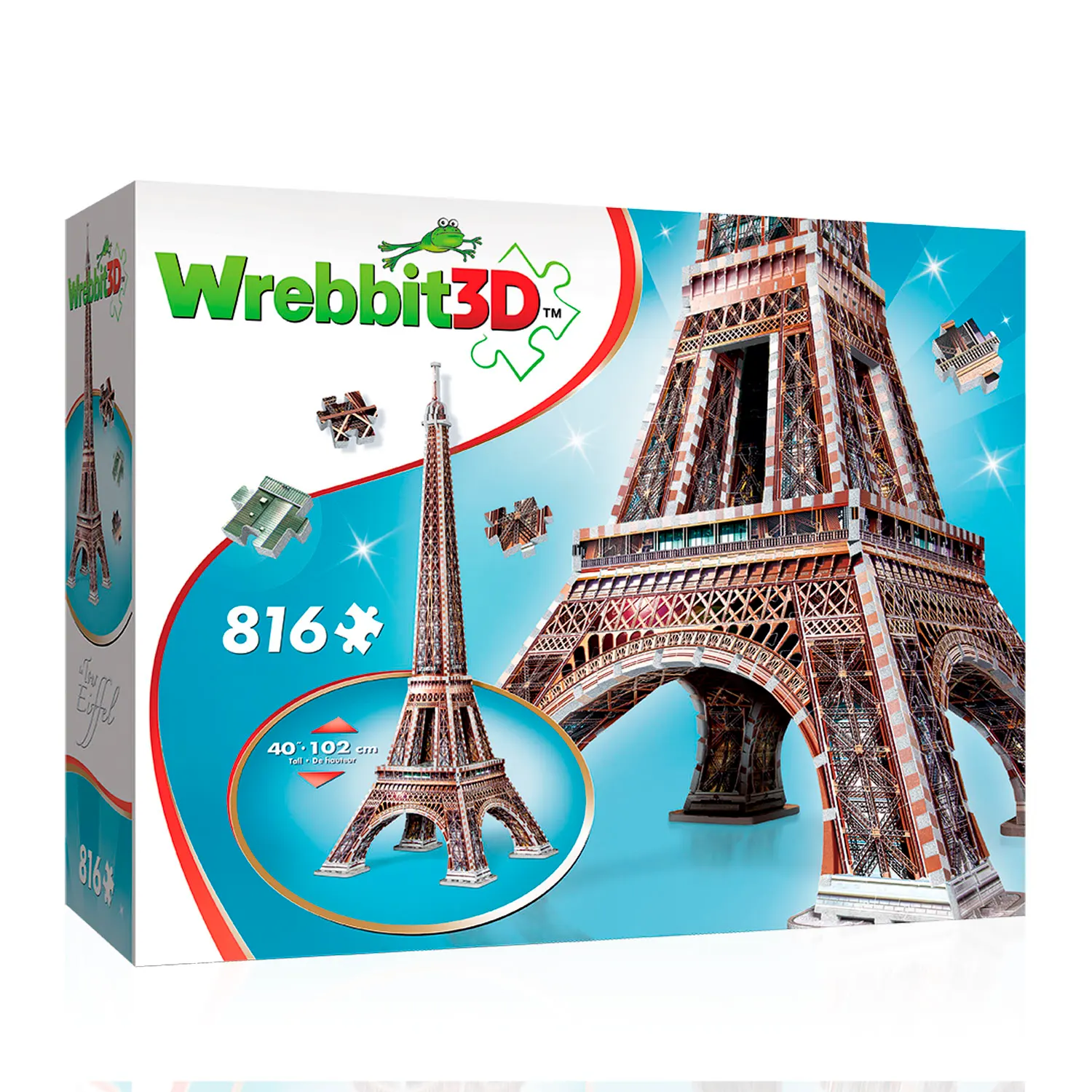 Eiffelturm - Eiffel Tower / 3D-Puzzle-Wrebbit-3D Puzzles