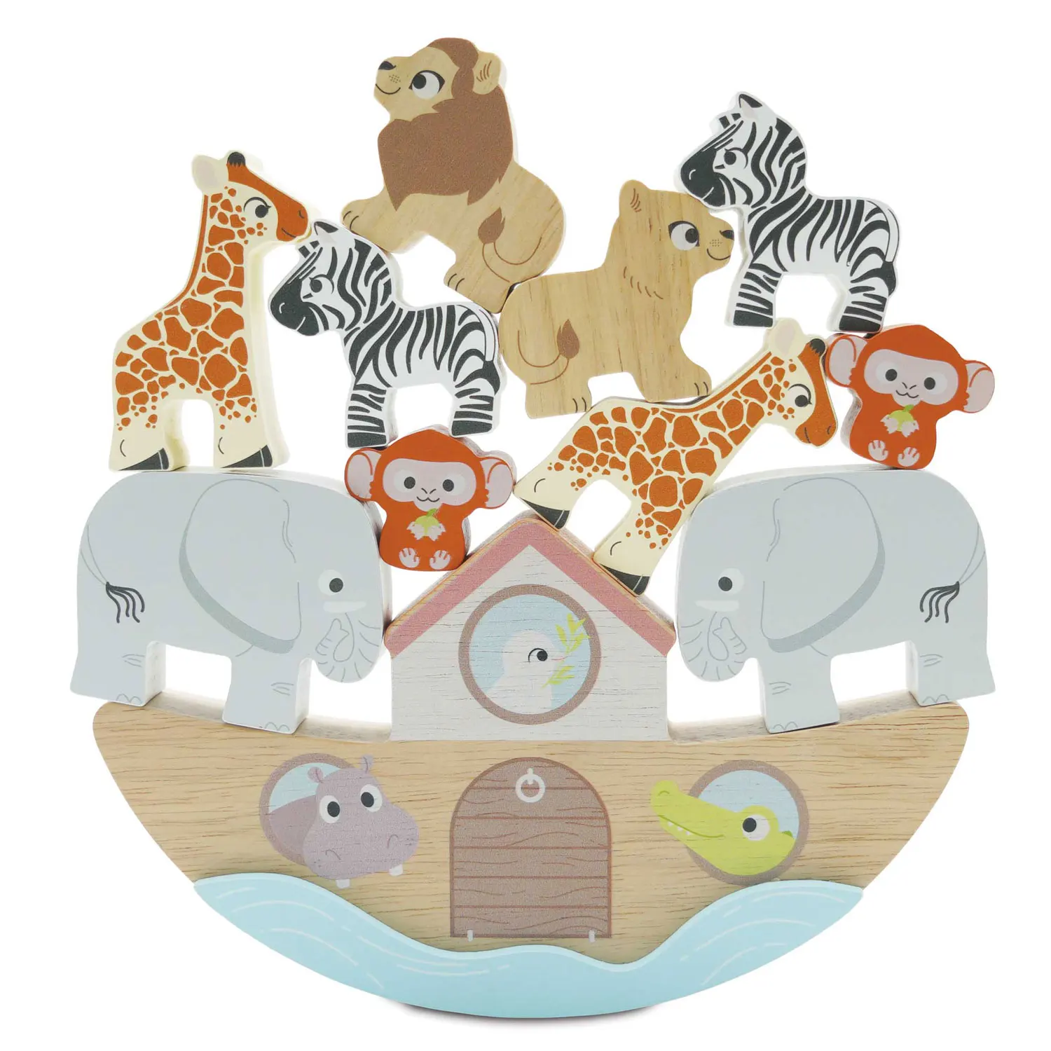 Noahs Balancierspiel / Noahs Balancing Ark Animal Stacker (New Look) Noahs Balancierspiel / Noahs Balancing Ark Animal Stacker (New Look)-Le Toy Van (LTV)