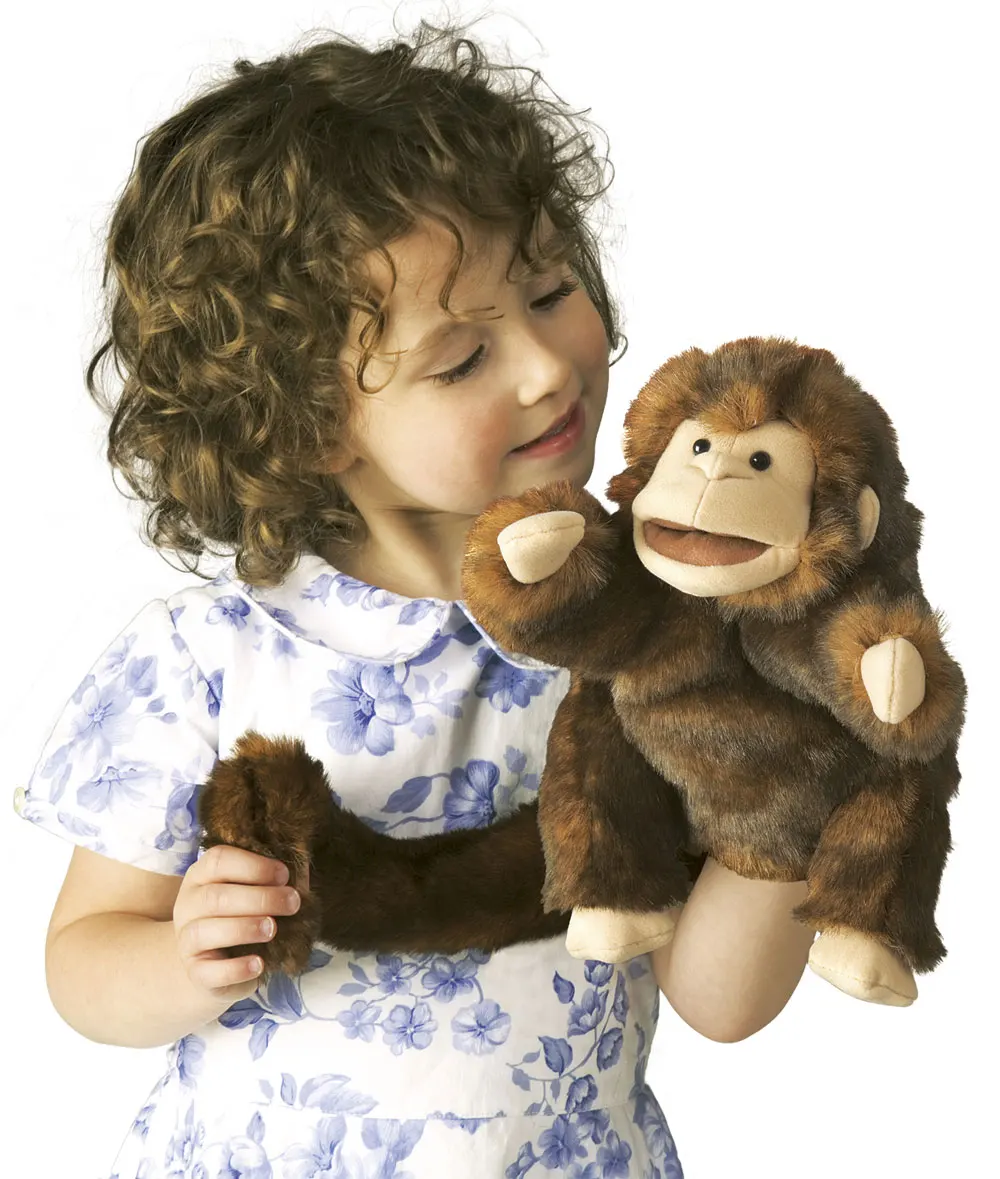 Braunes Äffchen / Monkey-Folkmanis® Puppets