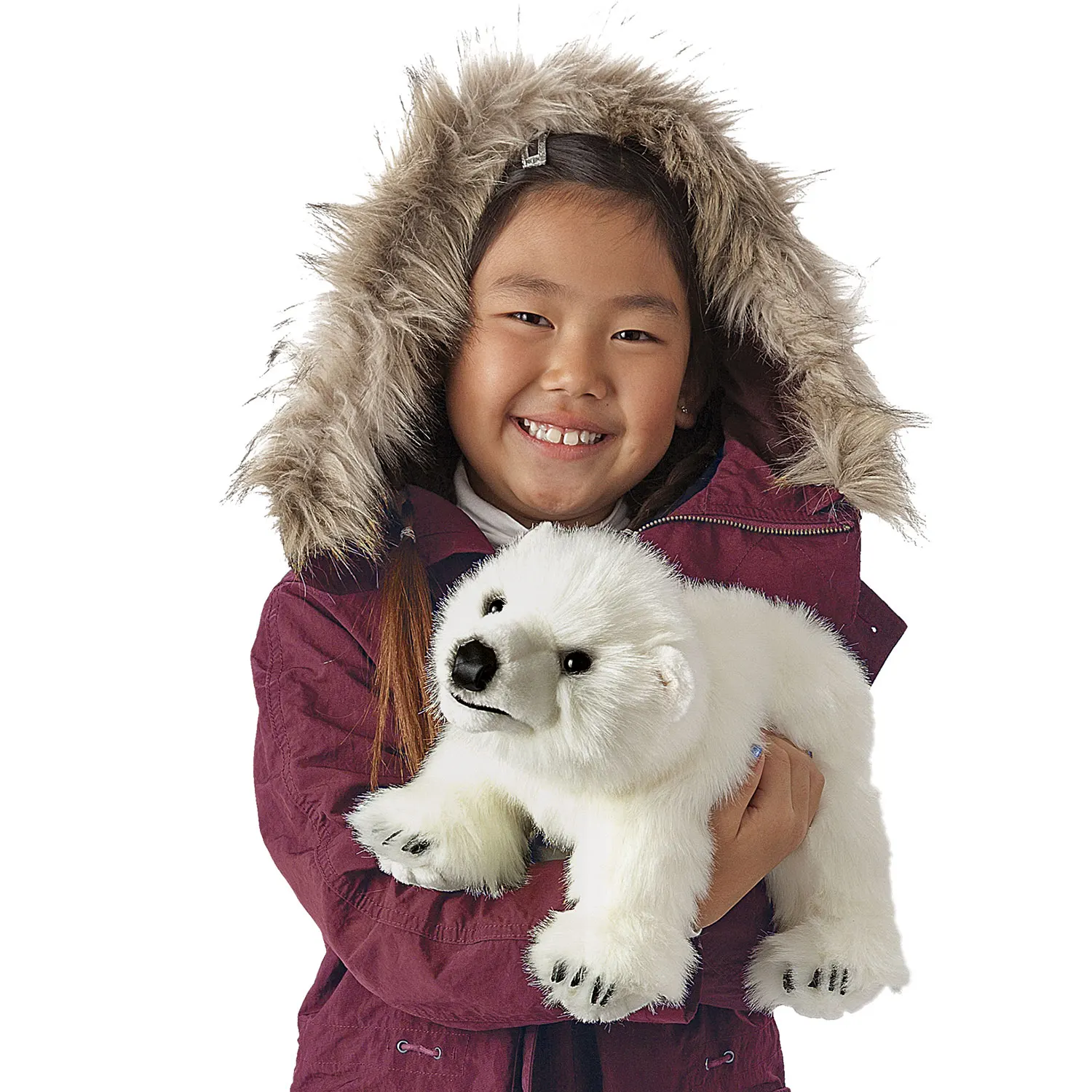 Eisbärenjunges / Polar Bear Cub-Folkmanis® Puppets