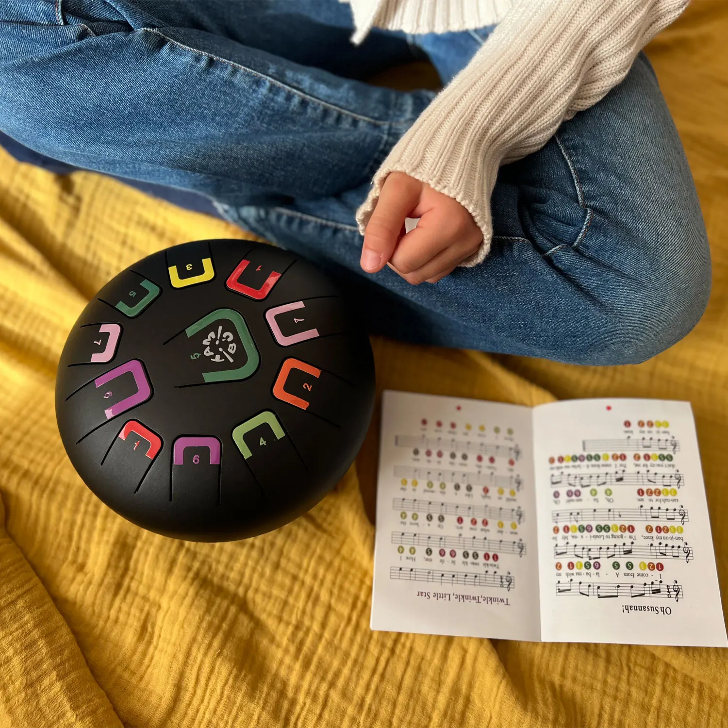 Tambu Steel Drum - Black Nature (Matt Black) Tambu Steel Drum - Black Nature (Matt Black)-JuegaConmigo