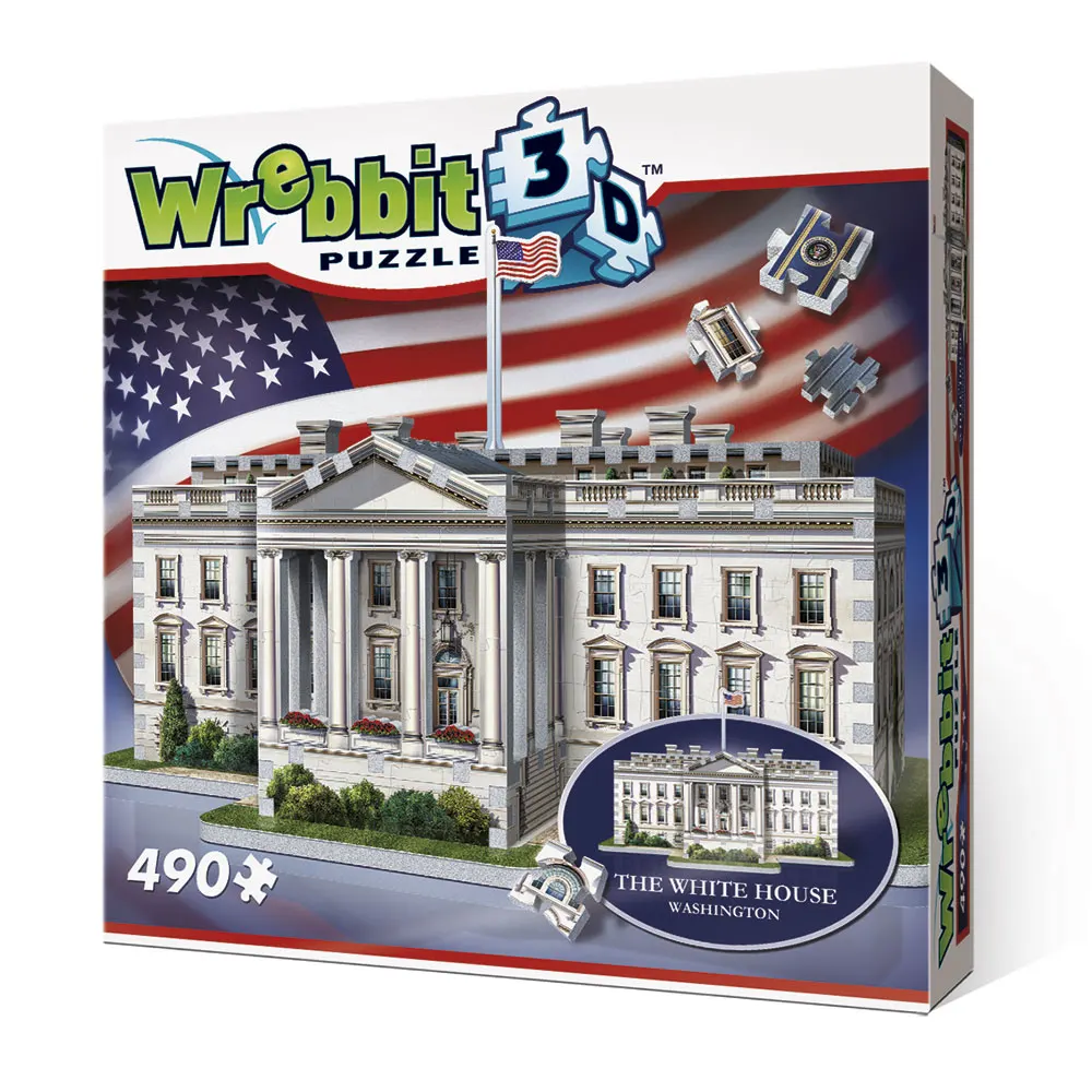 The White House - Washington / 3D-Puzzle-Wrebbit-3D Puzzles