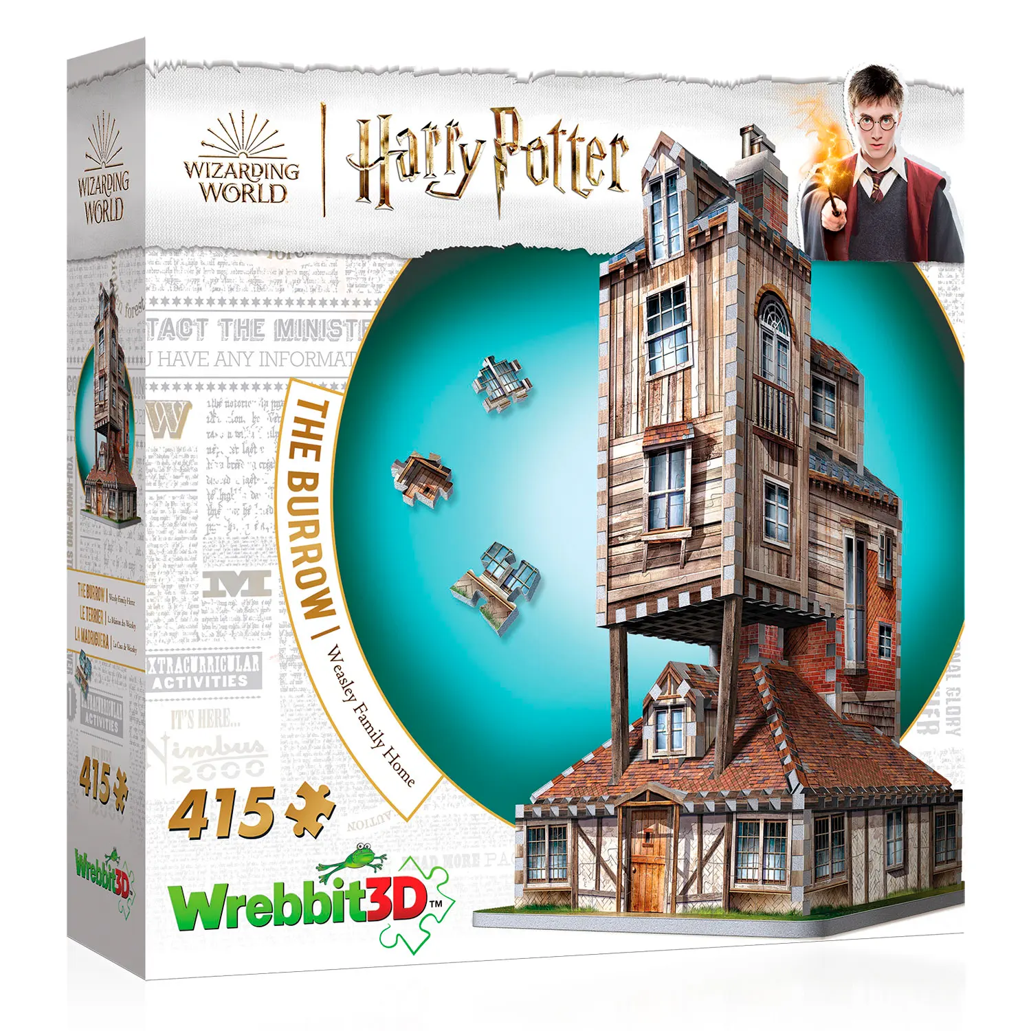 Fuchsbau - Harry Potter / The Burrow 415 pcs. 3D-Puzzle Fuchsbau - Harry Potter / The Burrow 415 pcs. 3D-Puzzle-Wrebbit-3D Puzzles
