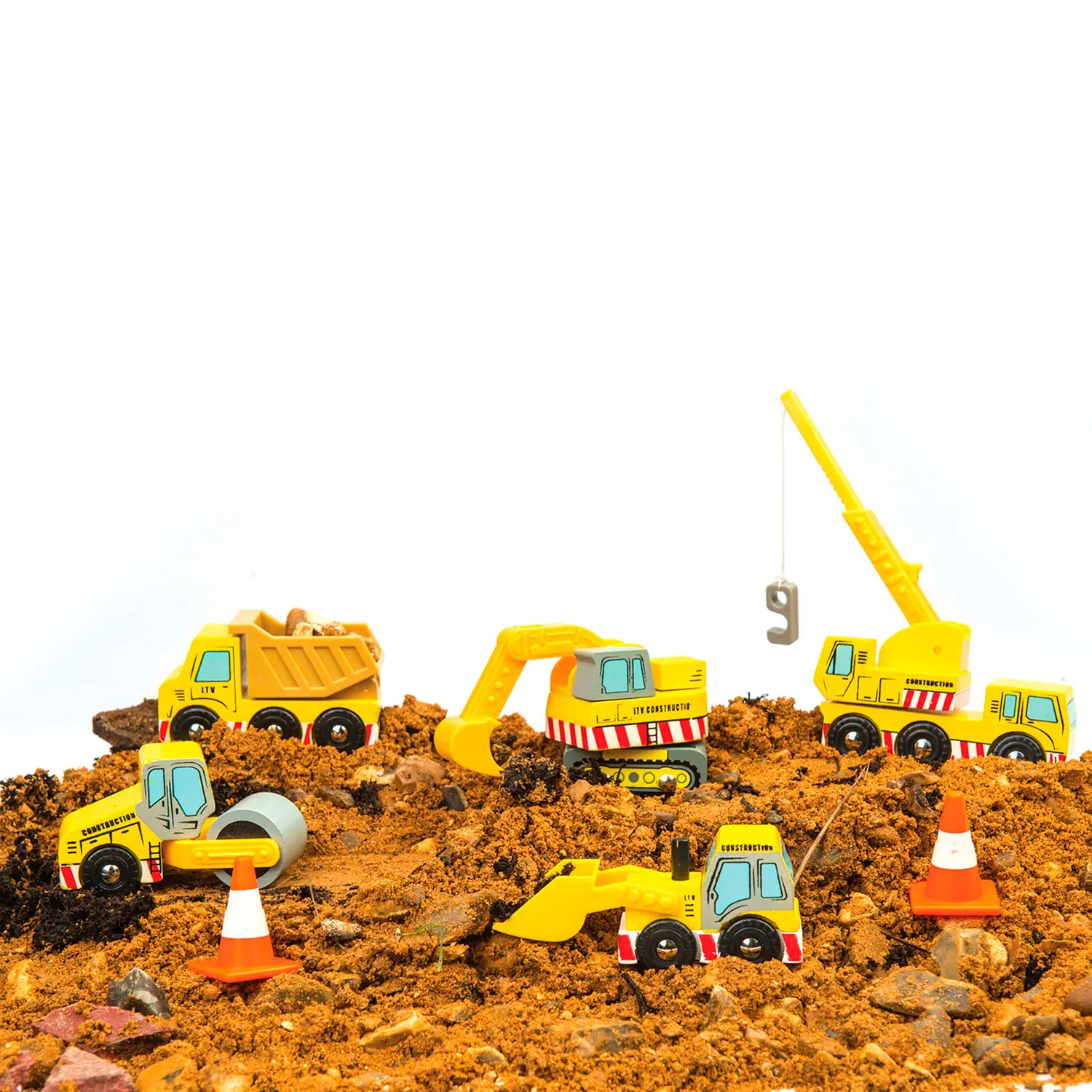 Baufahrzeuge / Construction Set, 2022 Baufahrzeuge / Construction Set, 2022-Le Toy Van (LTV)