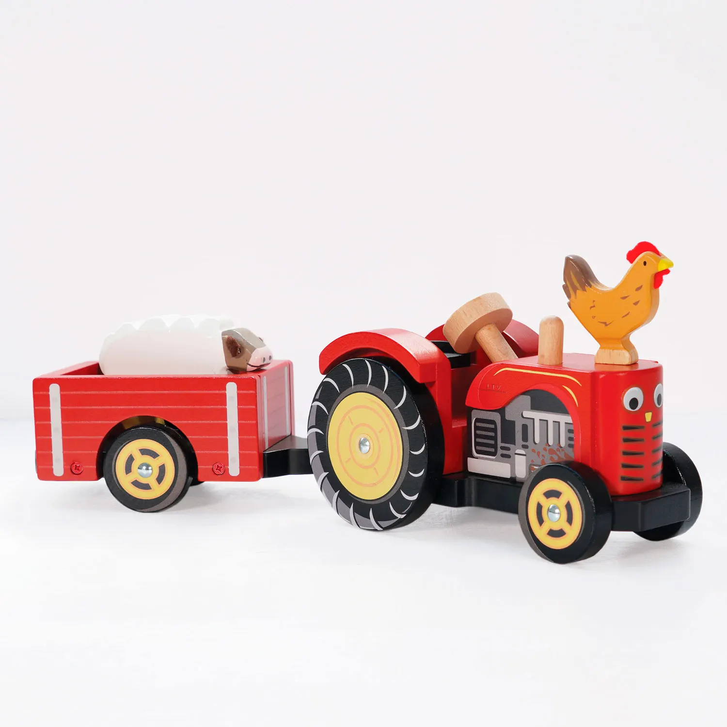 Roter Traktor / Farmyard Tractor & Trailer Roter Traktor / Farmyard Tractor & Trailer-Le Toy Van (LTV)