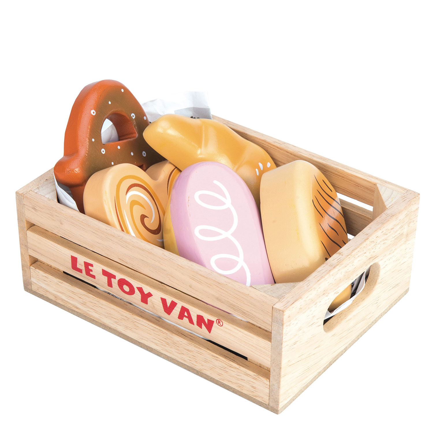 Backwaren Marktkiste / Bakery & Patisserie Wooden Market Crate, 2022-Le Toy Van (LTV)