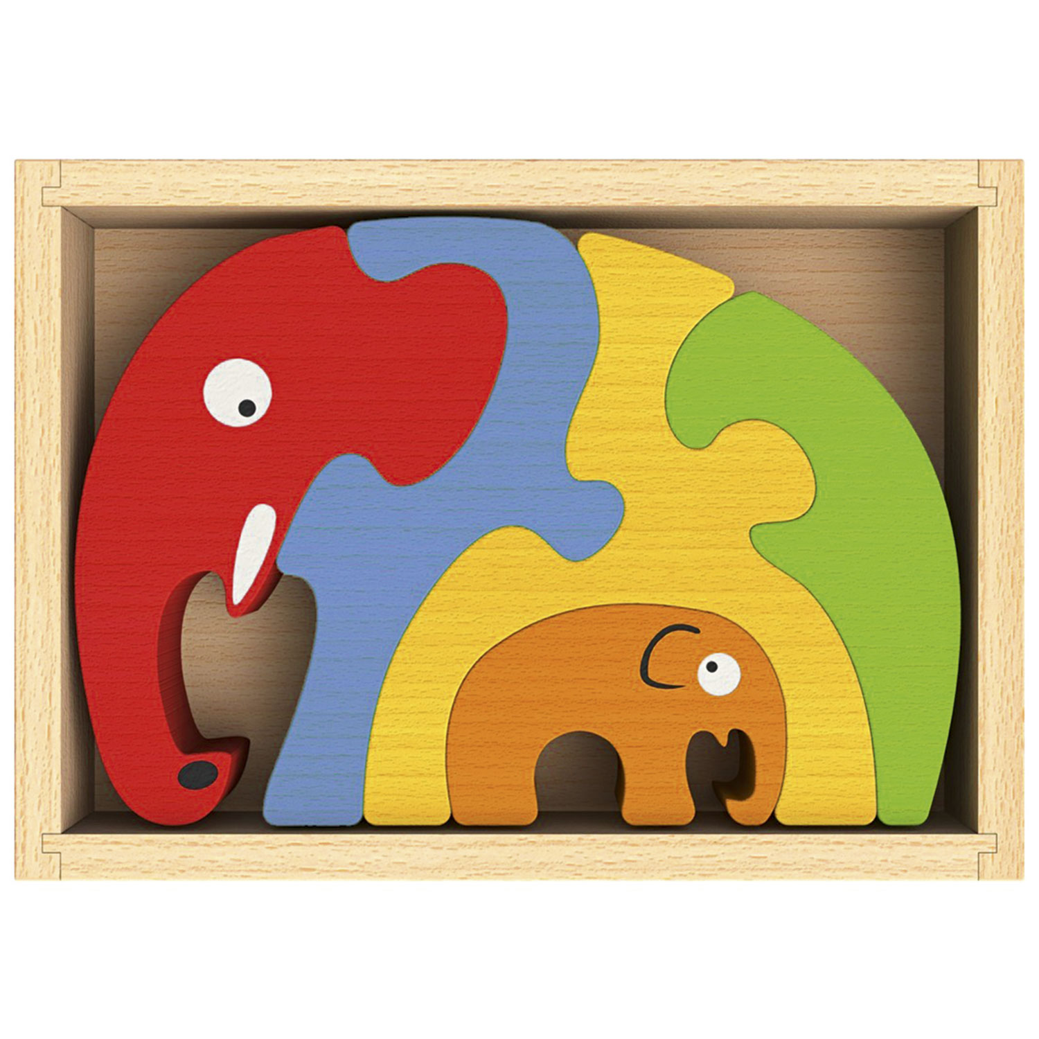Elefantenfamilie - Elephant Familiy Puzzle