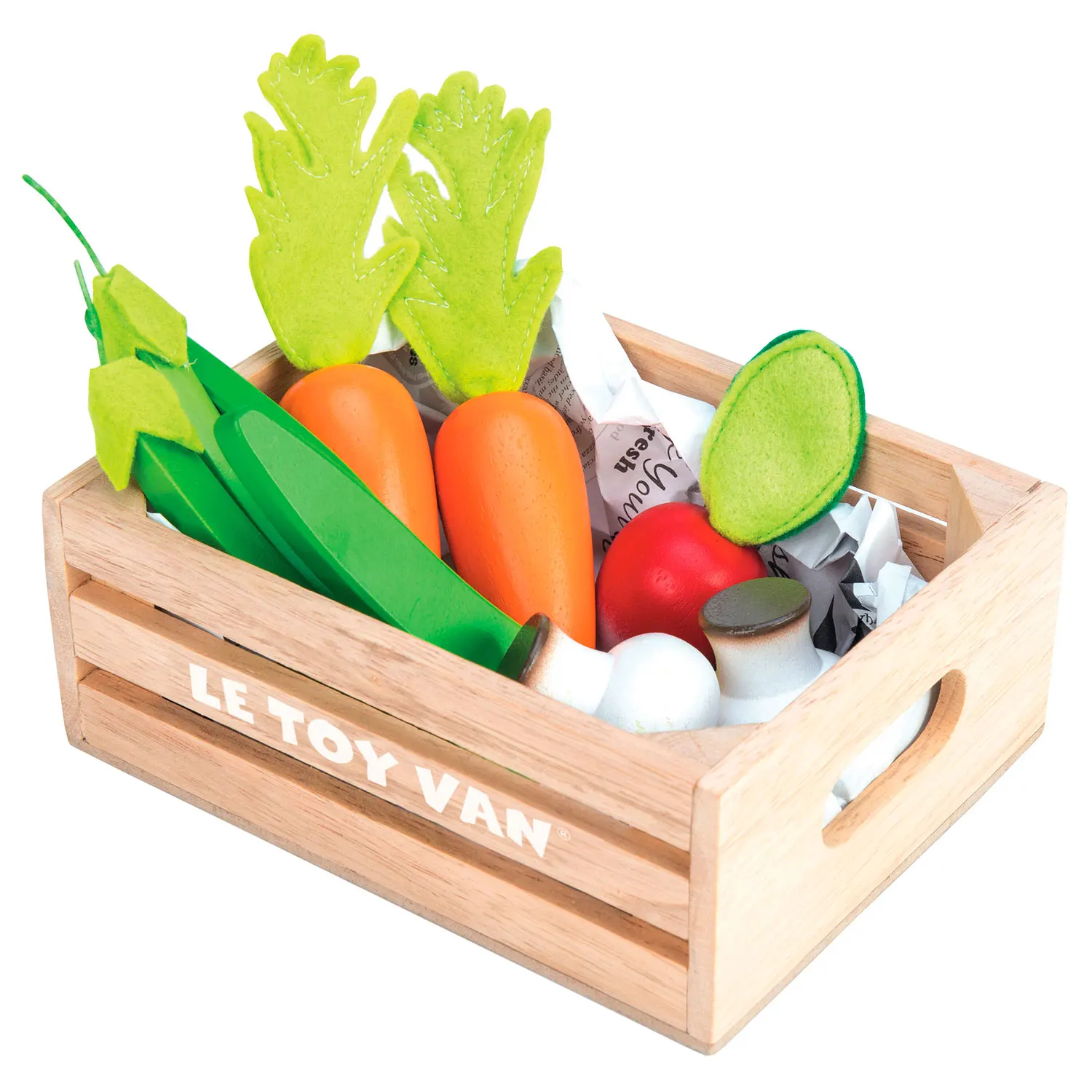 Gemüse Marktkiste / Harvest Vegetables Wooden Food Crate - 2022-Le Toy Van (LTV)
