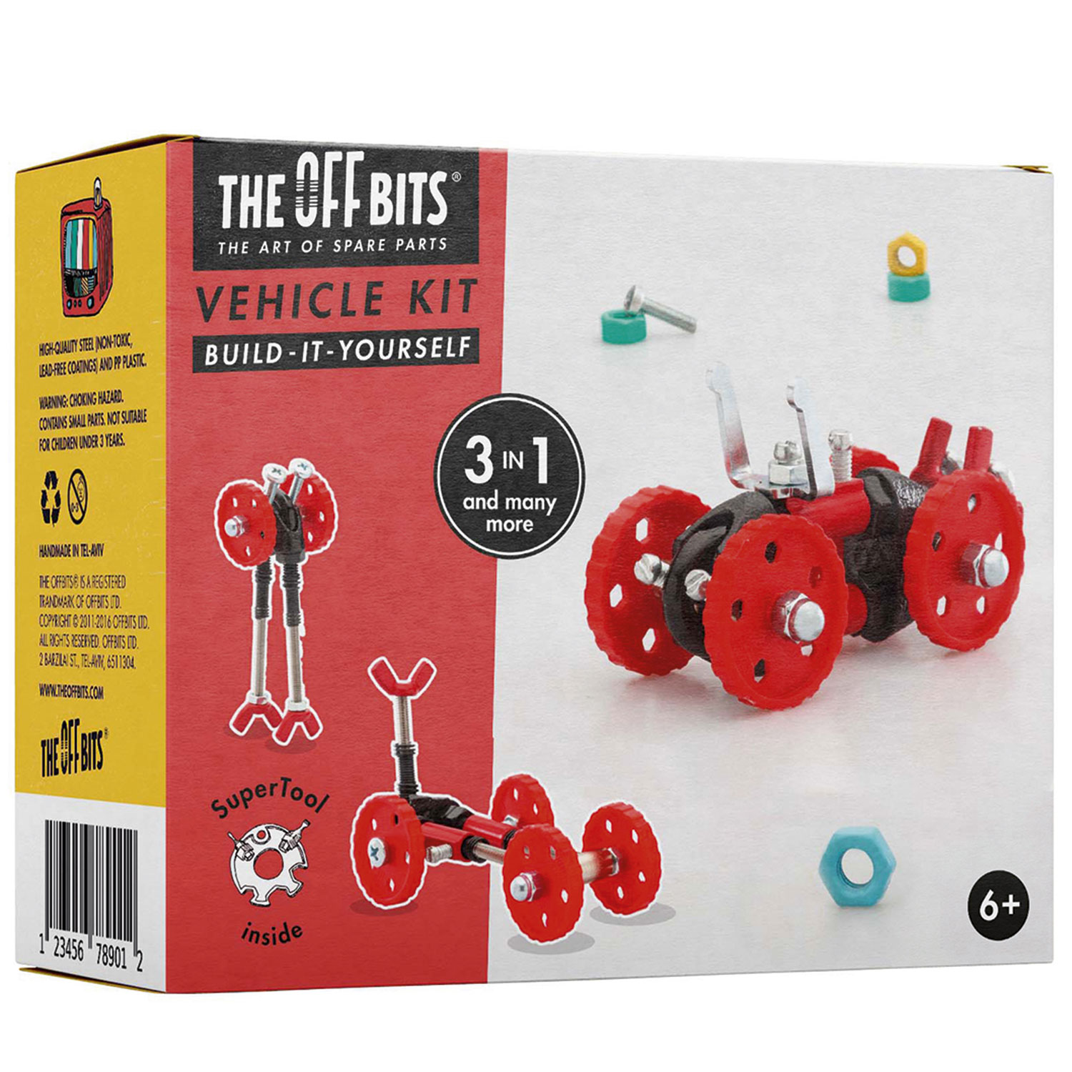 Vehicle Kit - Red Car - FormulaBit-TheOffbits