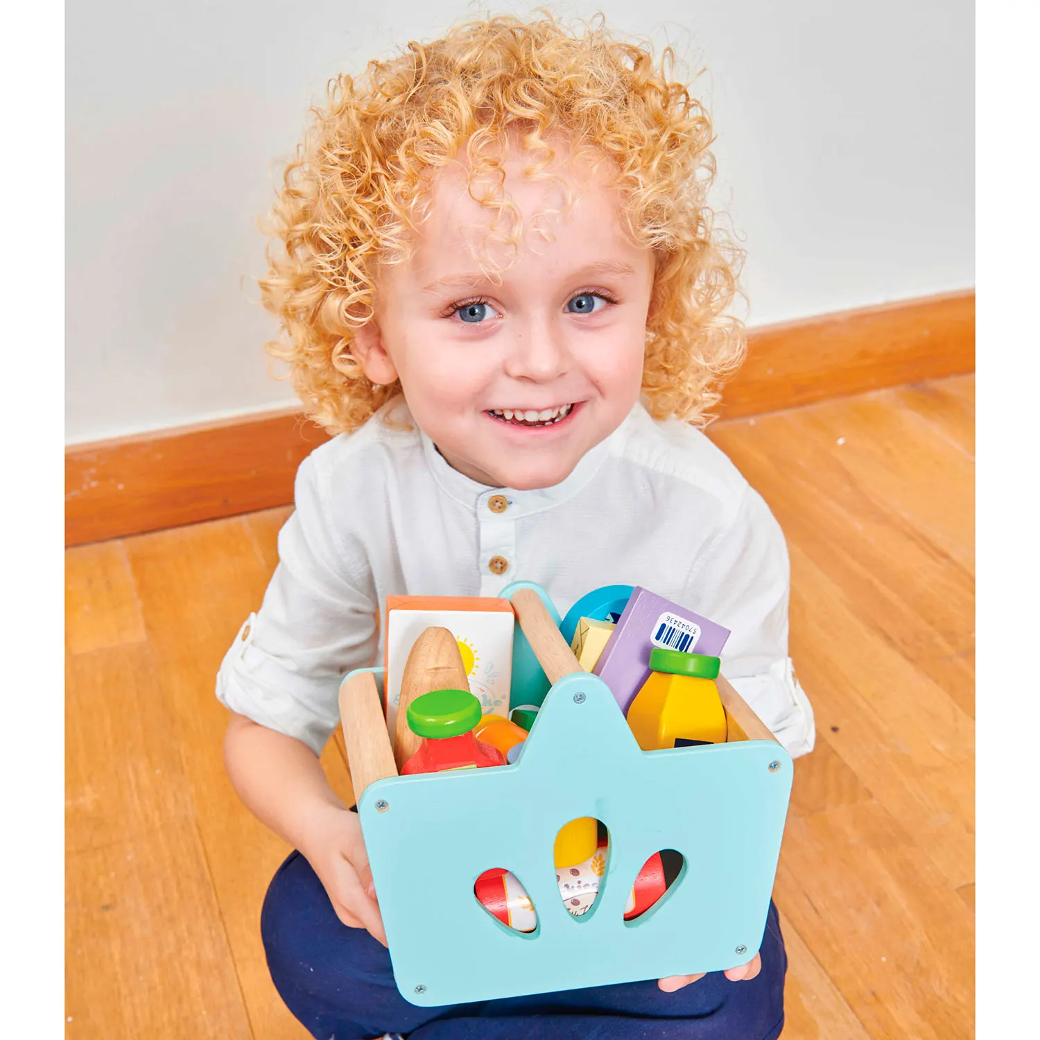 Gefüllter Einkaufskorb & Scanner / Groceries Set & Scanner Gefüllter Einkaufskorb & Scanner / Groceries Set & Scanner-Le Toy Van (LTV)