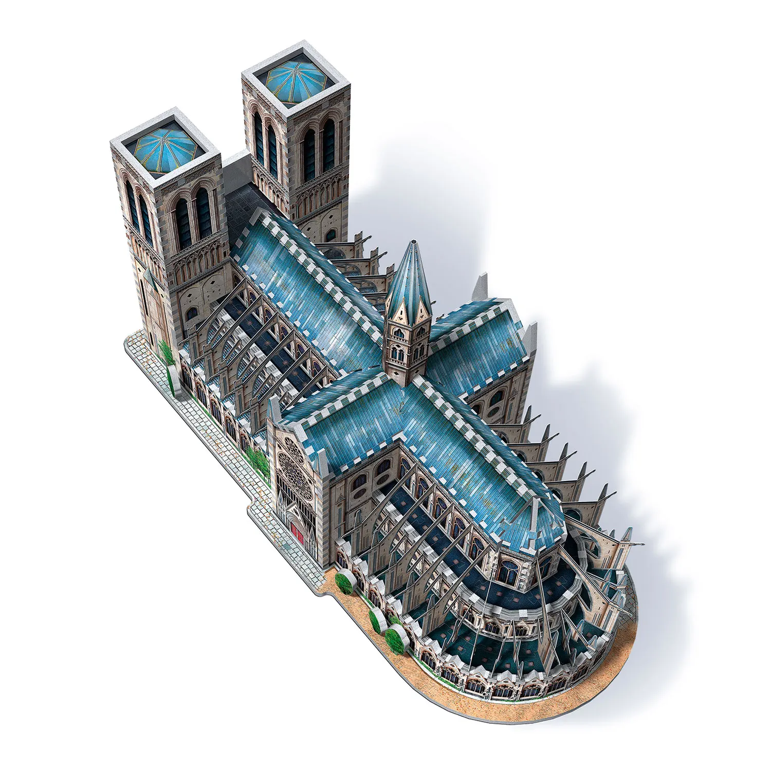 Notre Dame de Paris (830 Teile)-Wrebbit-3D Puzzles