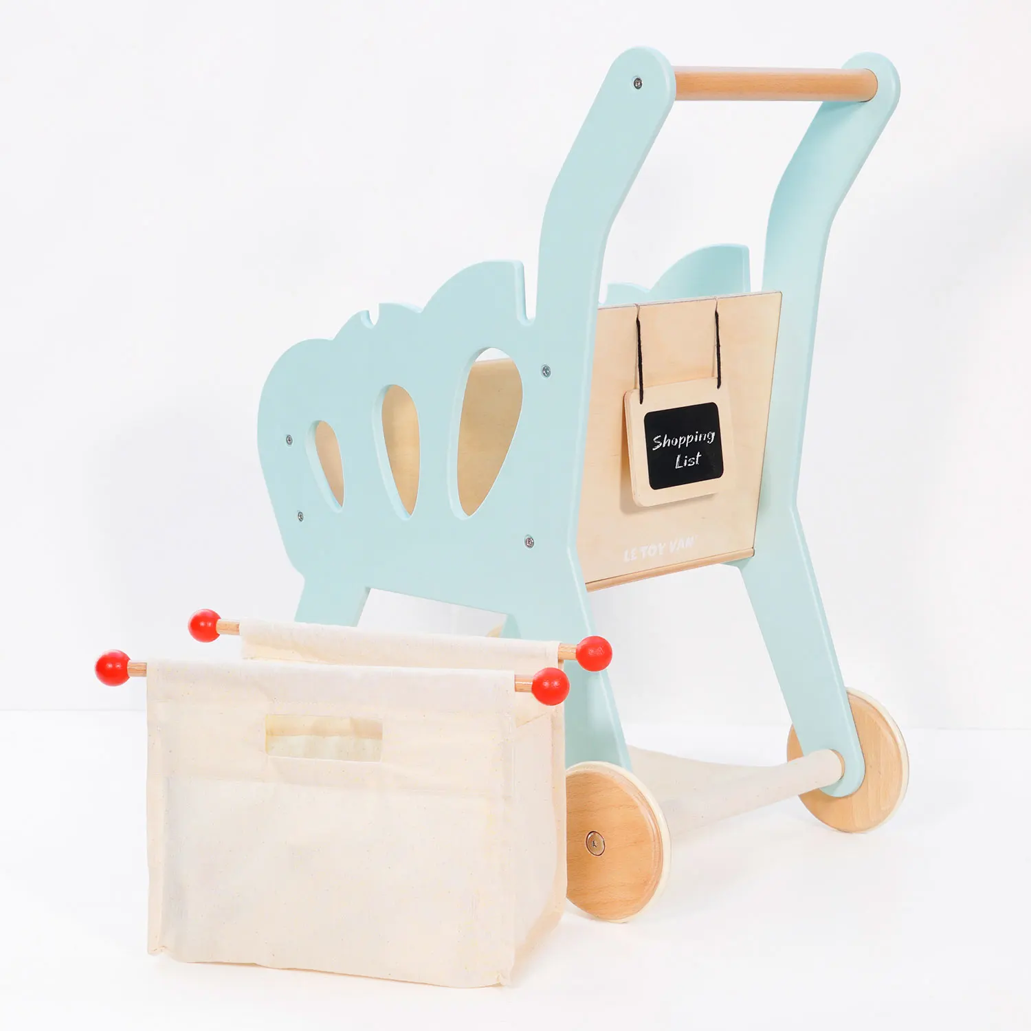 Einkaufswagen (mit abnehmbarer Stofftasche) / Shopping Grocery Trolley & Bag Einkaufswagen (mit abnehmbarer Stofftasche) / Shopping Grocery Trolley & Bag-Le Toy Van (LTV)
