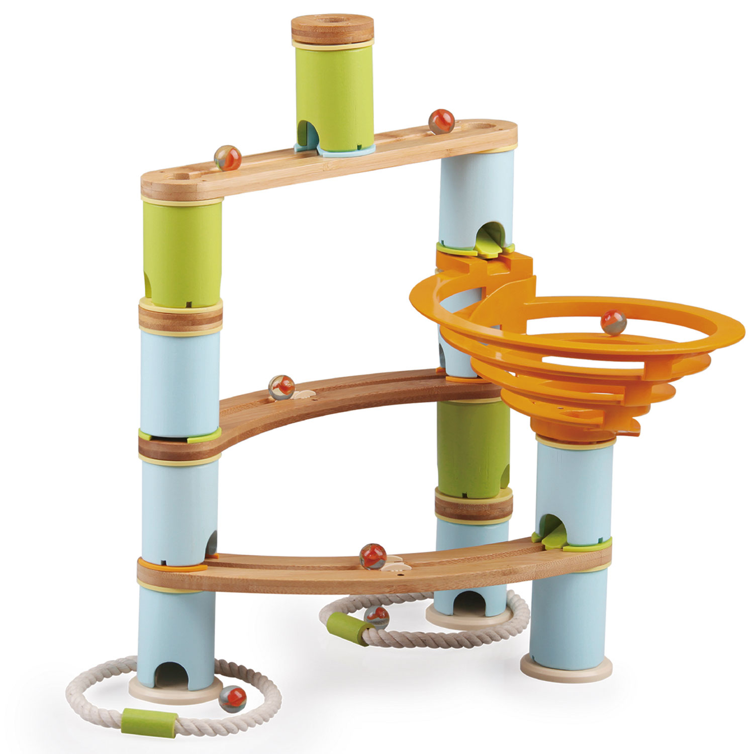 Kugelbahn: Bamboo Build & Run (48 pcs) BASIC-JH-products