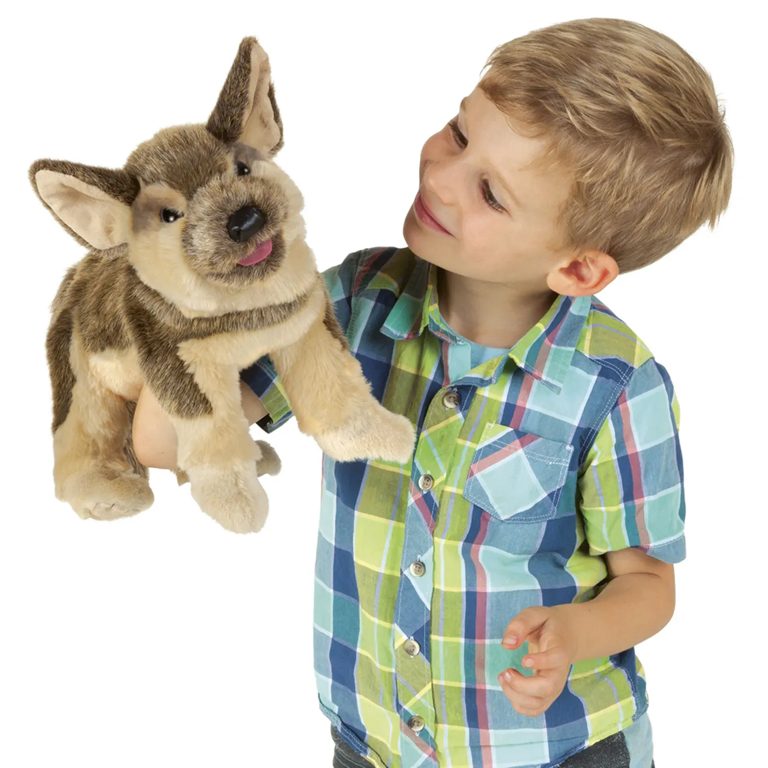Schäferhundwelpe / German Shepherd Puppy-Folkmanis® Puppets