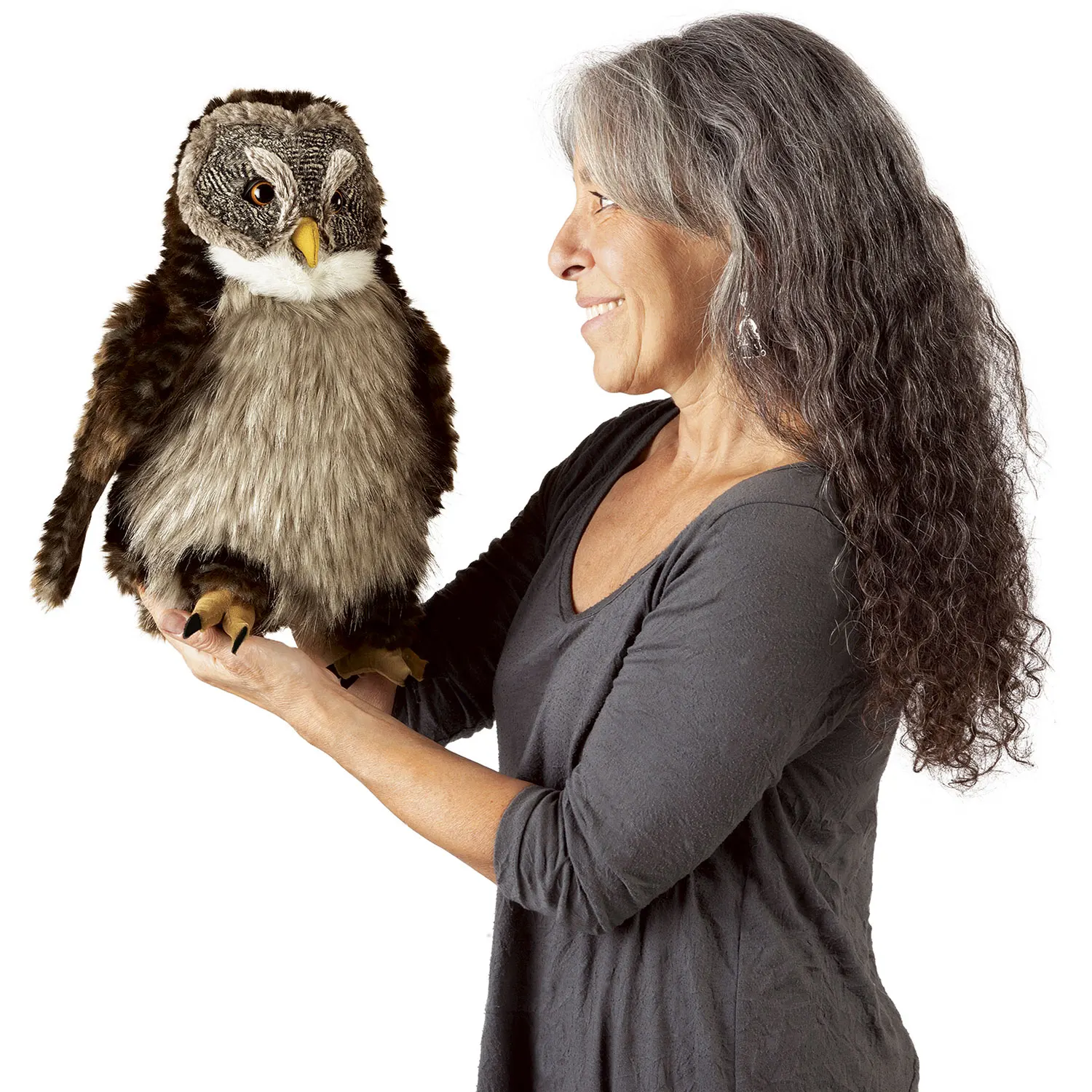 Eule mit „Huhu – Effekt" / Hooting Owl-Folkmanis® Puppets